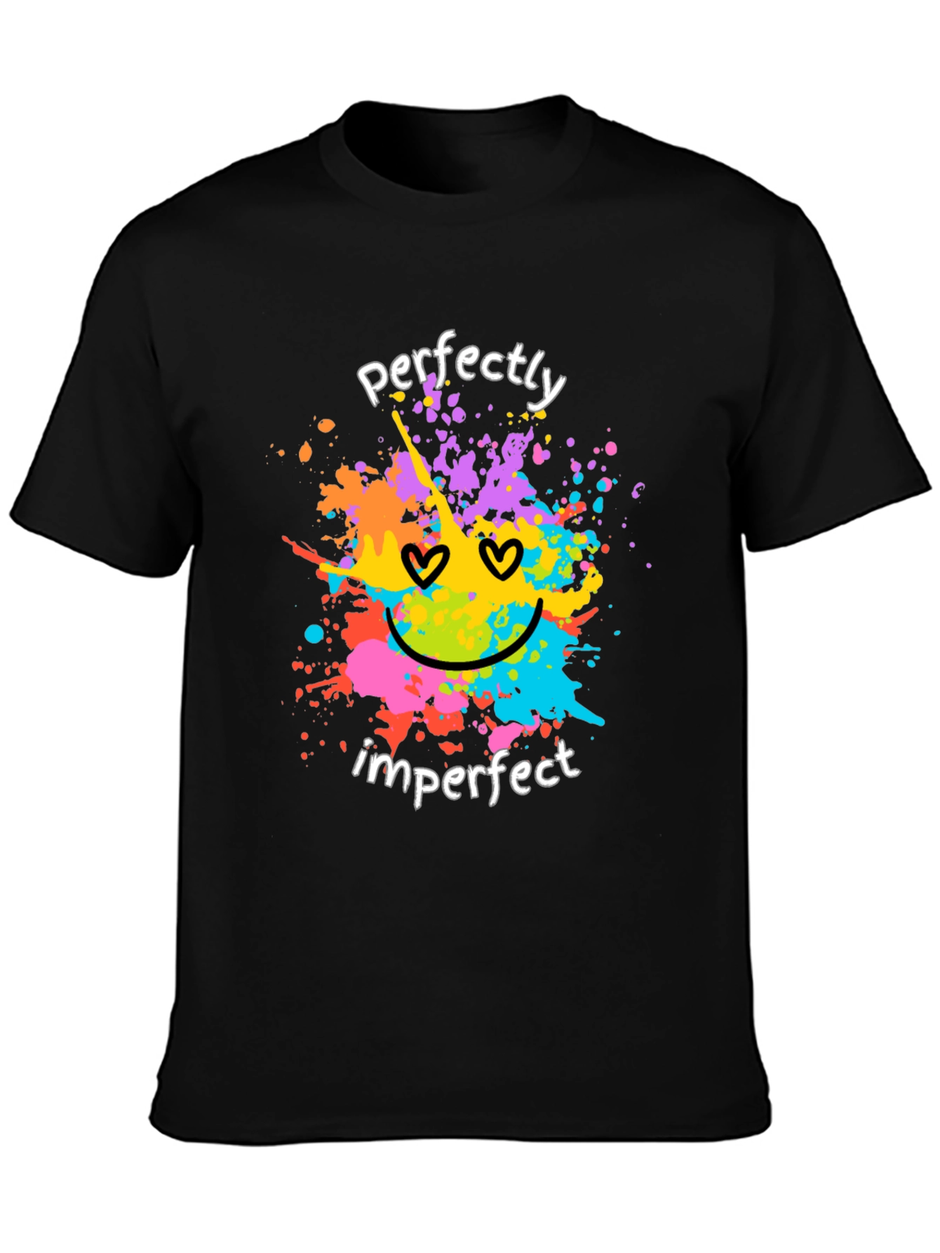 Perfectly Imperfect Graphic Tee - Trendy Unisex T-Shirt