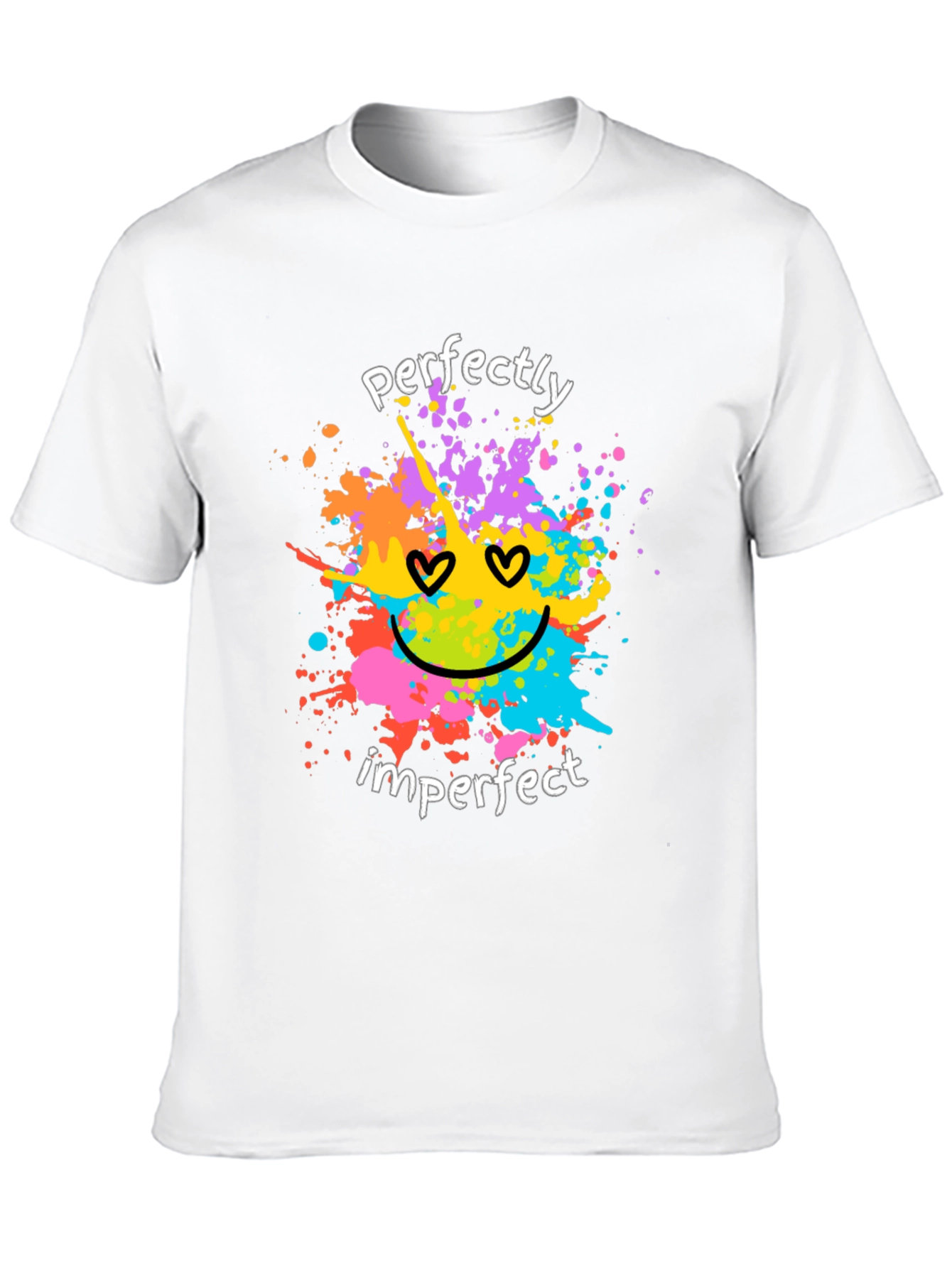 Perfectly Imperfect Graphic Tee - Trendy Unisex T-Shirt