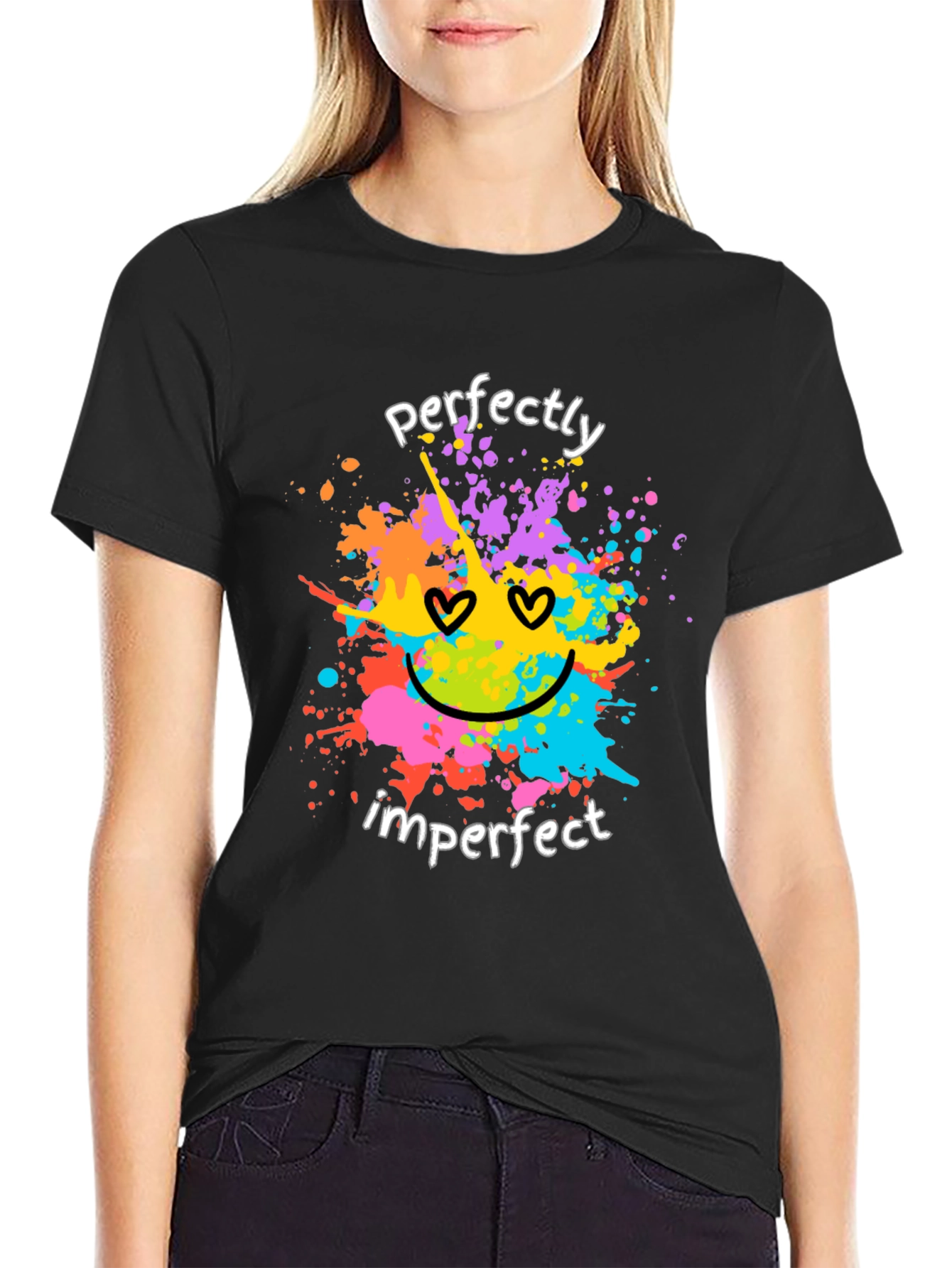 Perfectly Imperfect Graphic Tee - Trendy Unisex T-Shirt