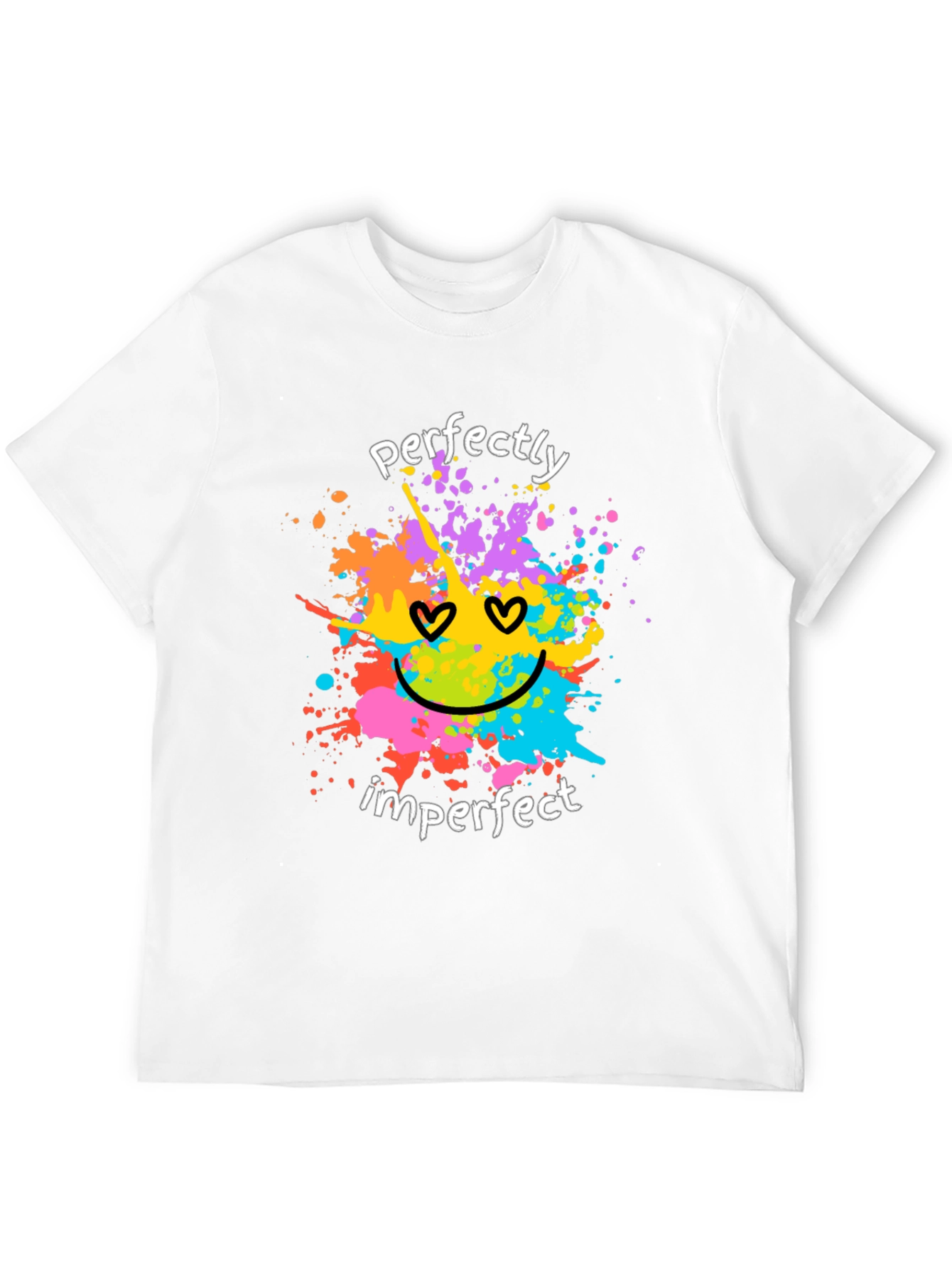 Perfectly Imperfect Graphic Tee - Trendy Unisex T-Shirt