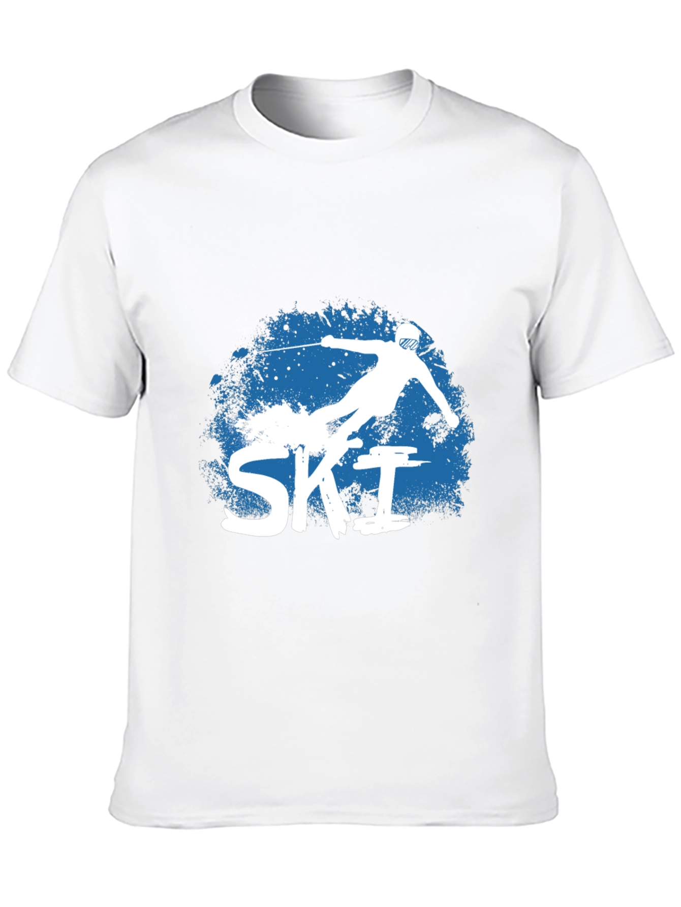 Ski T-Shirt - Black Graphic Tee
