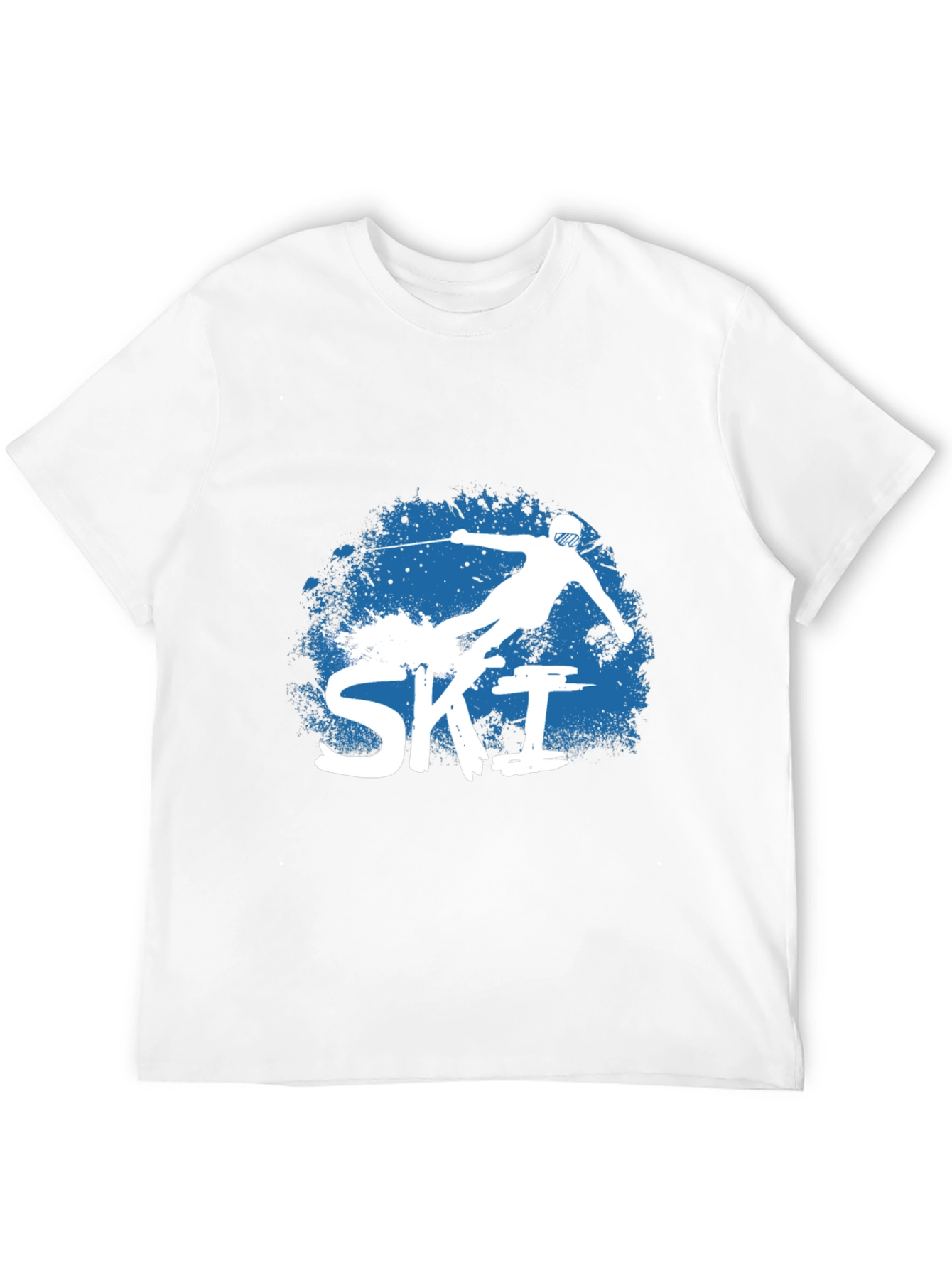 Ski T-Shirt - Black Graphic Tee