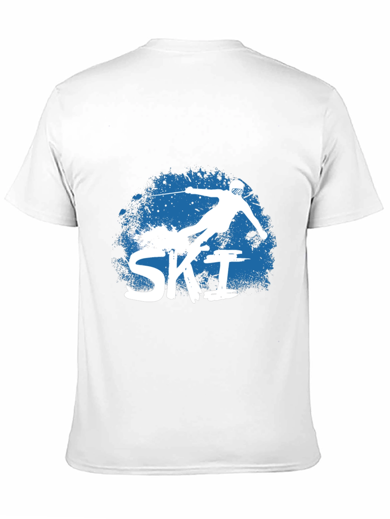 Ski T-Shirt - Black Graphic Tee