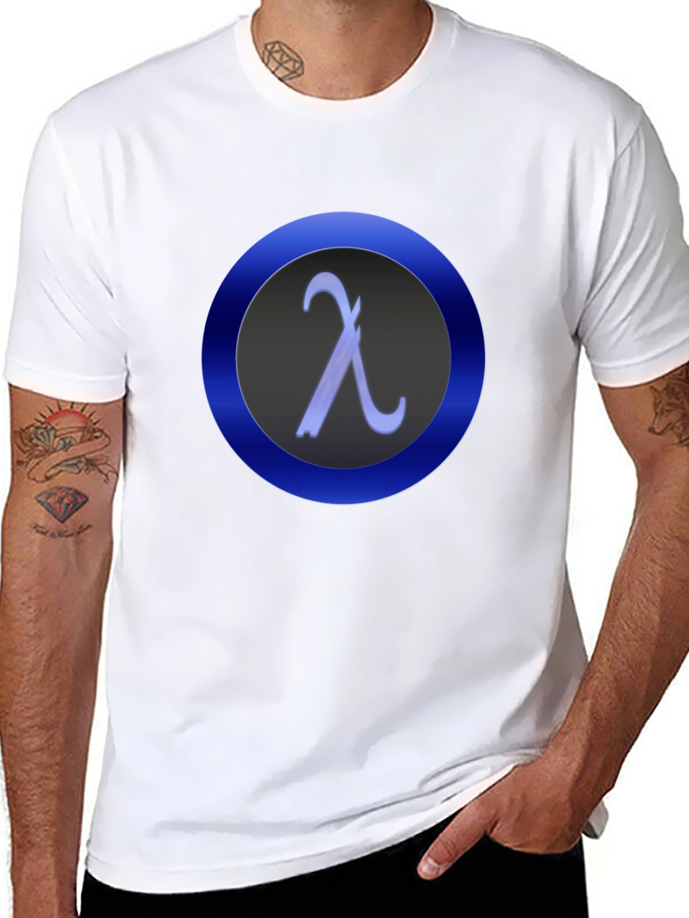 Lambda Symbol T-Shirt - Modern Geek Chic