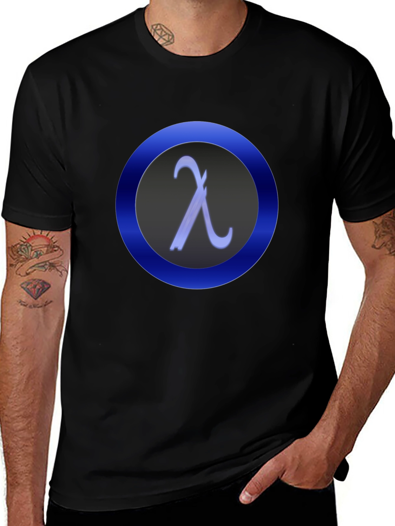 Lambda Symbol T-Shirt - Modern Geek Chic