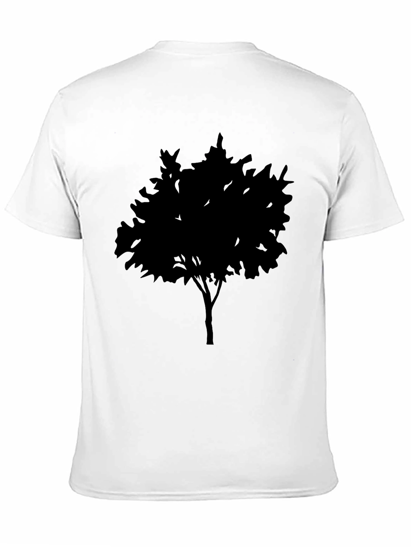 Black Tree Graphic Tee - Nature Inspired Casual Wear