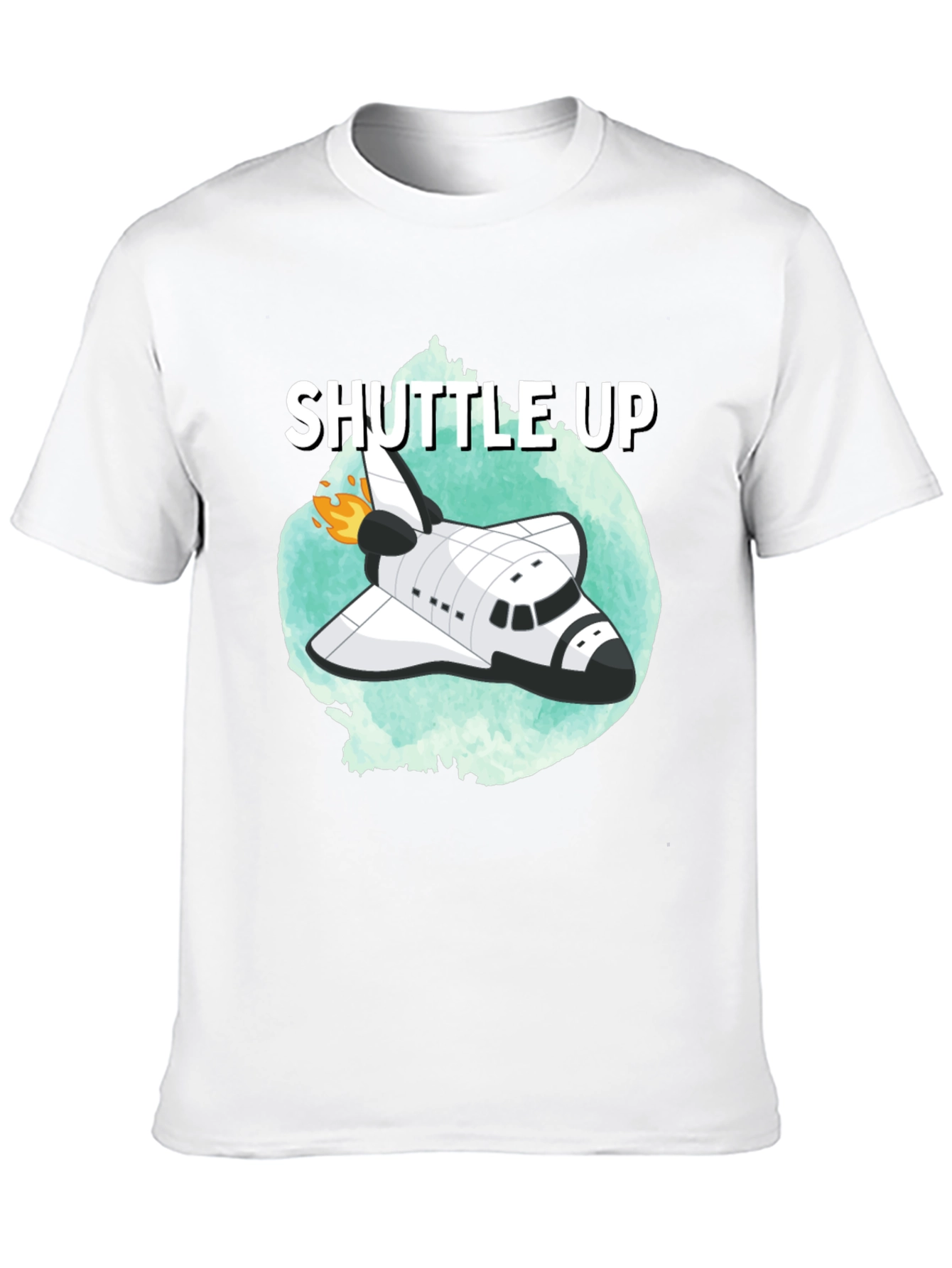 Shuttle Up Black T-Shirt