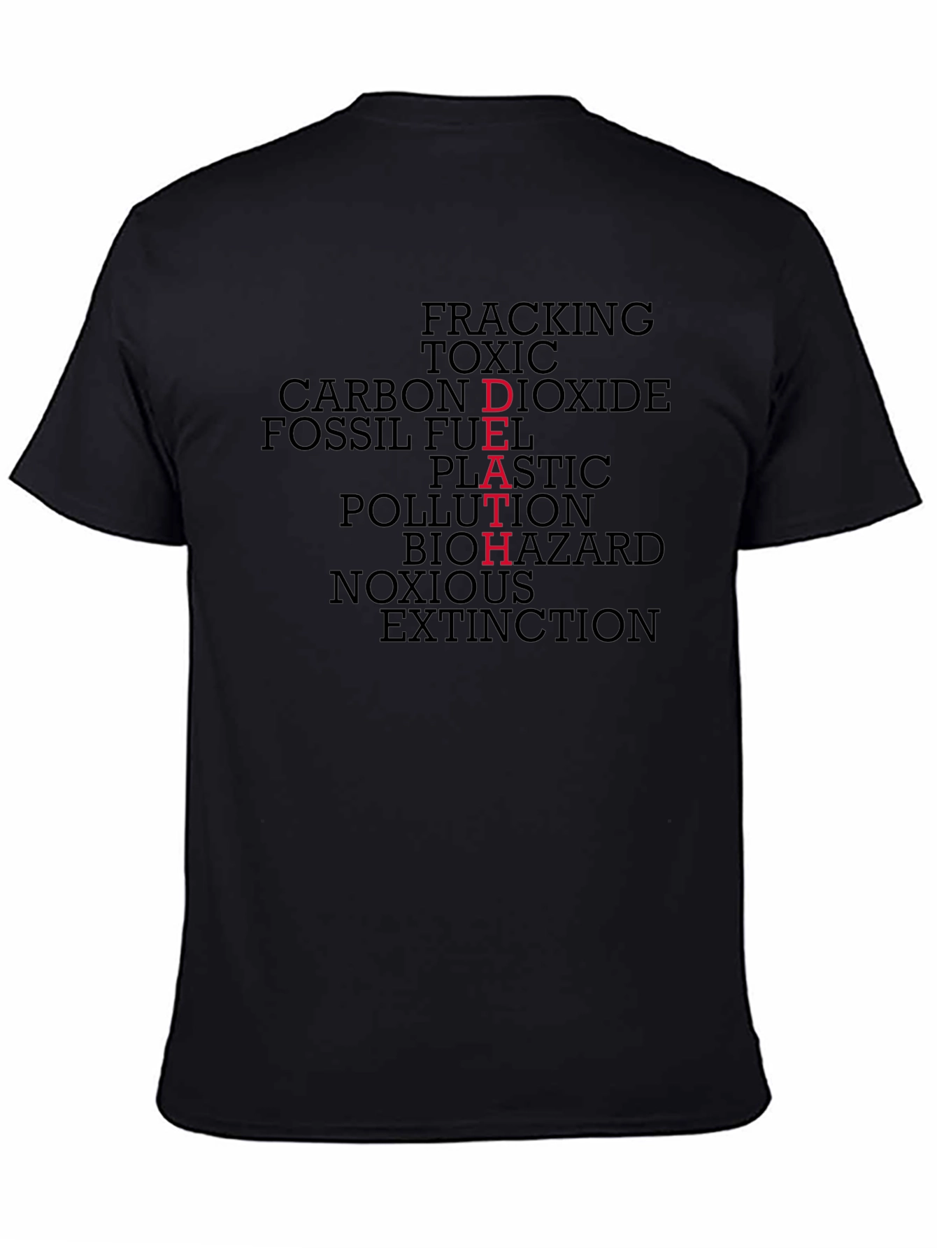 Eco-Awareness DEATH Graphic T-Shirt