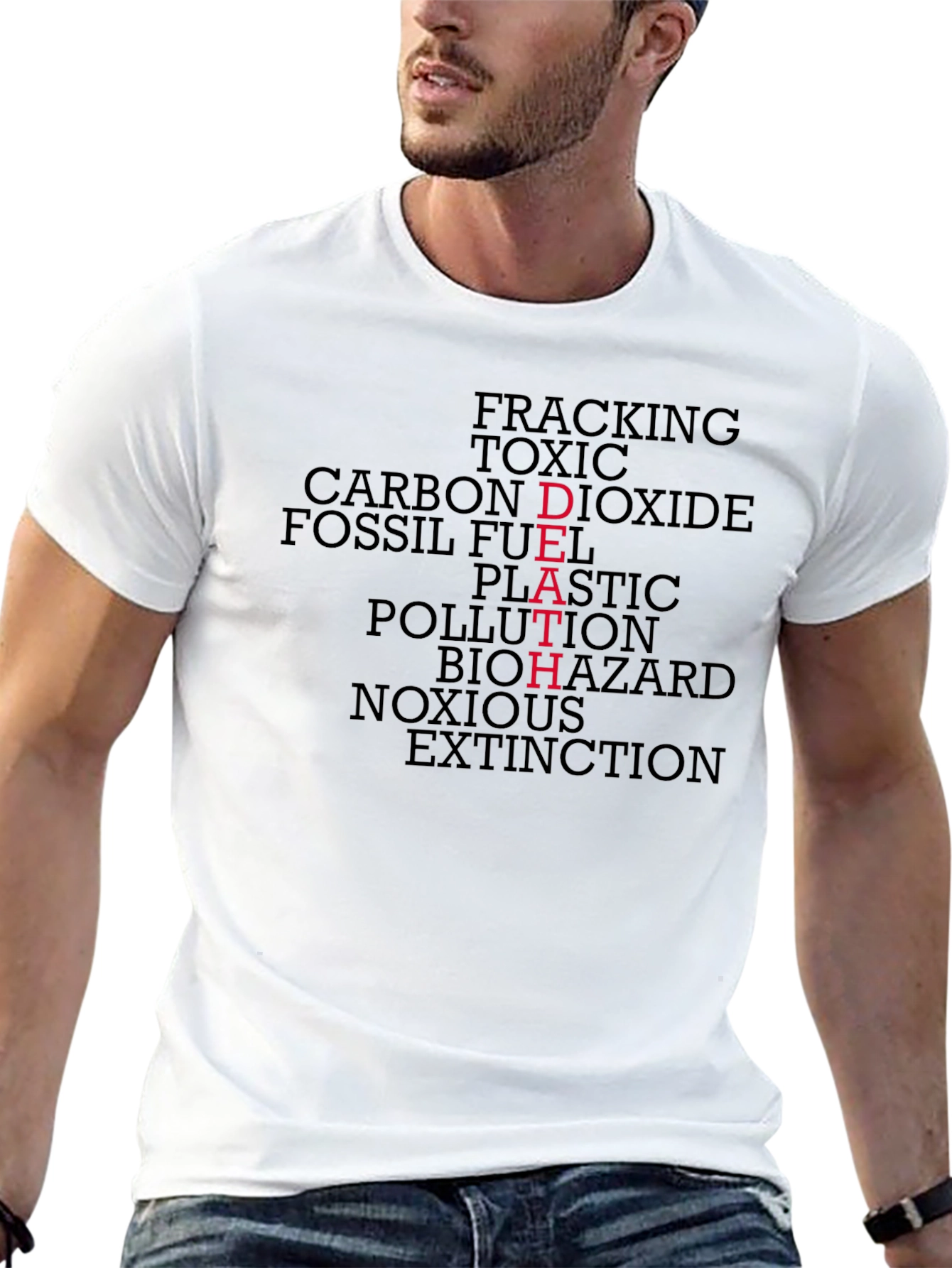 Eco-Awareness DEATH Graphic T-Shirt