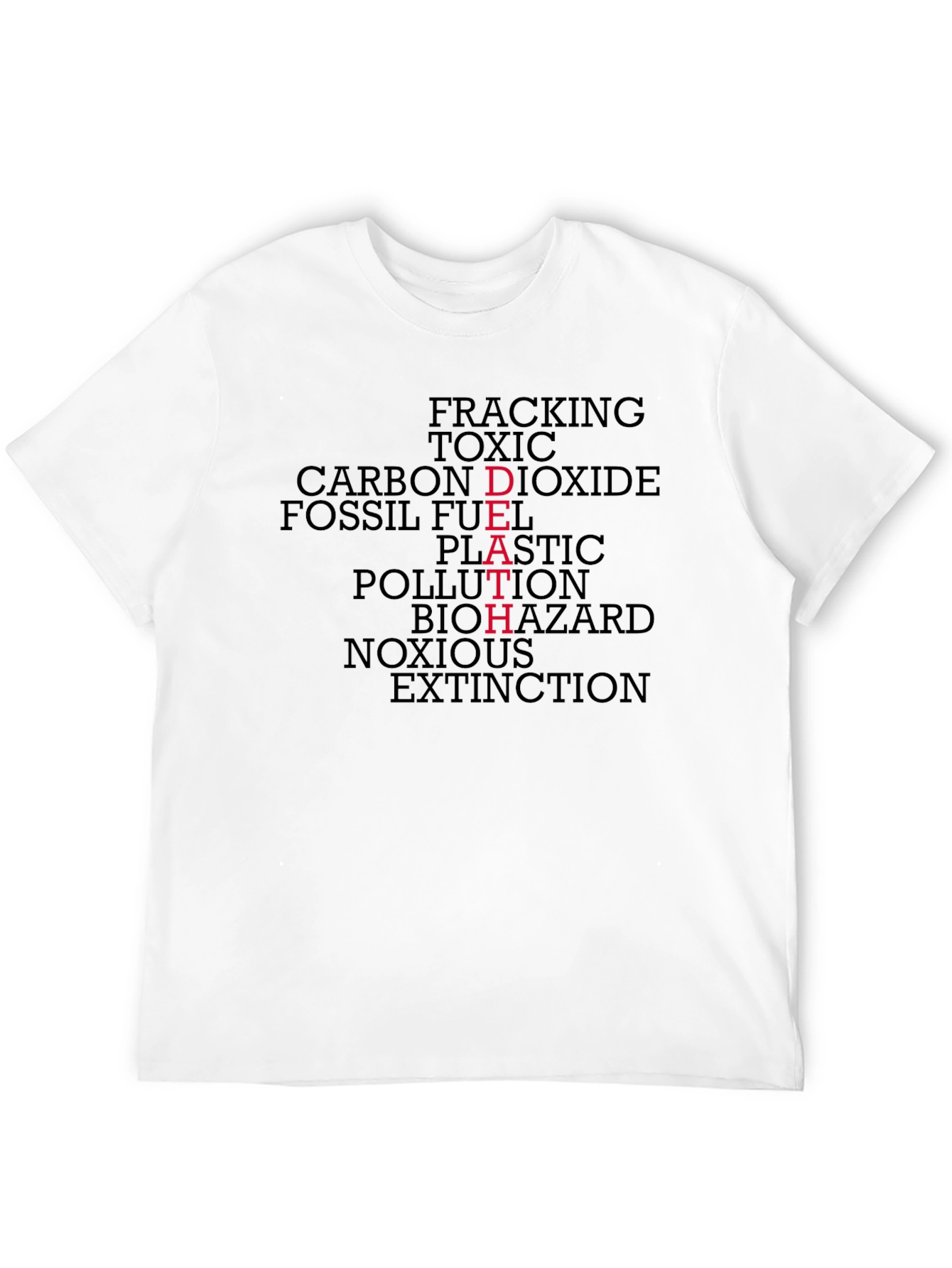 Eco-Awareness DEATH Graphic T-Shirt