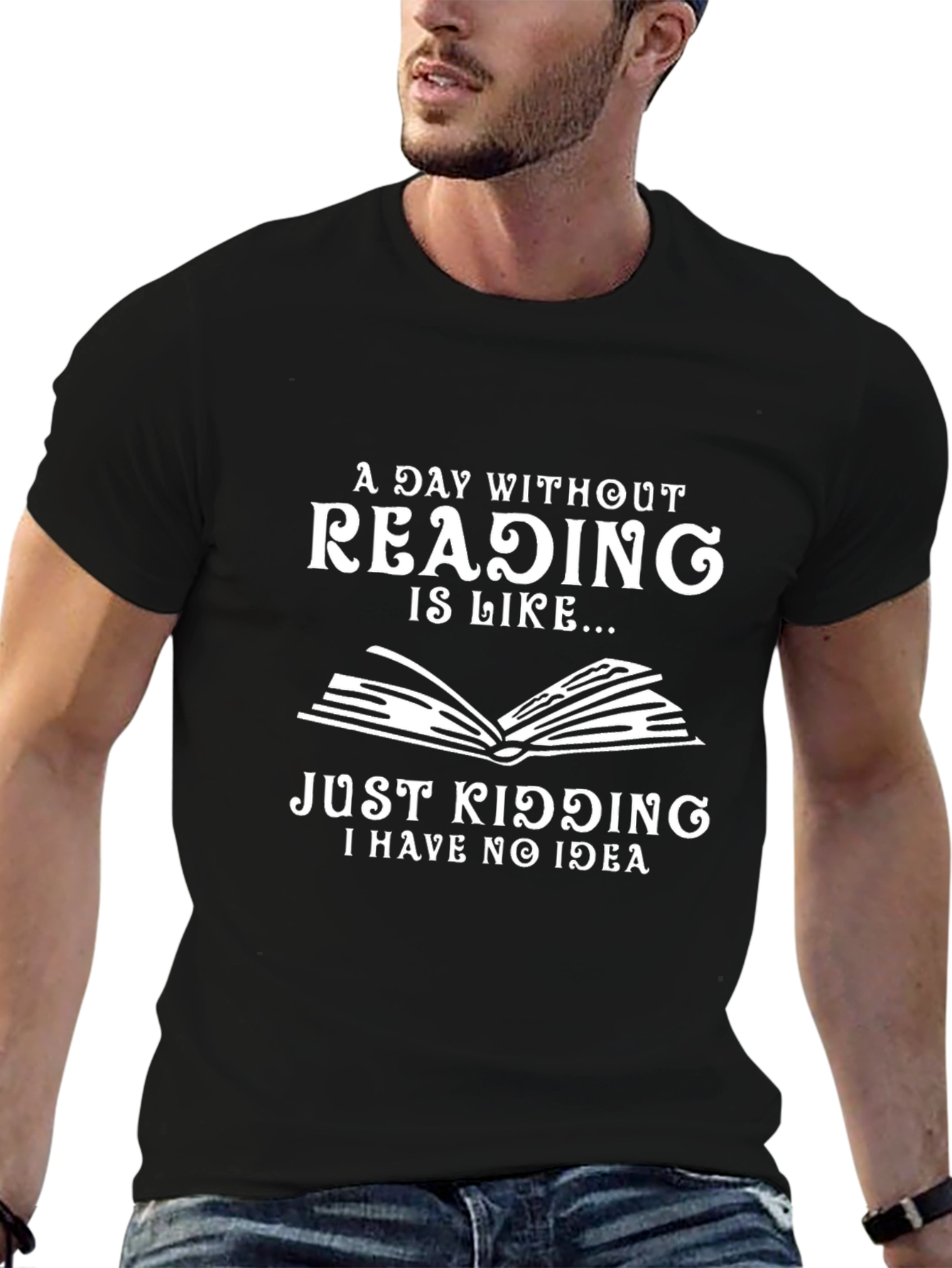 Funny Reading T-Shirt: A Day Without Reading