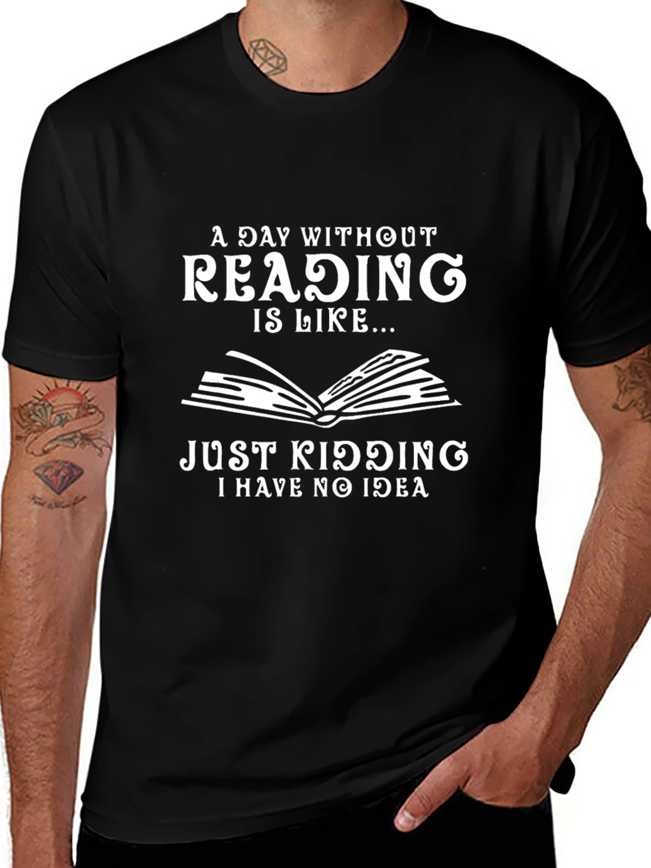 Funny Reading T-Shirt: A Day Without Reading