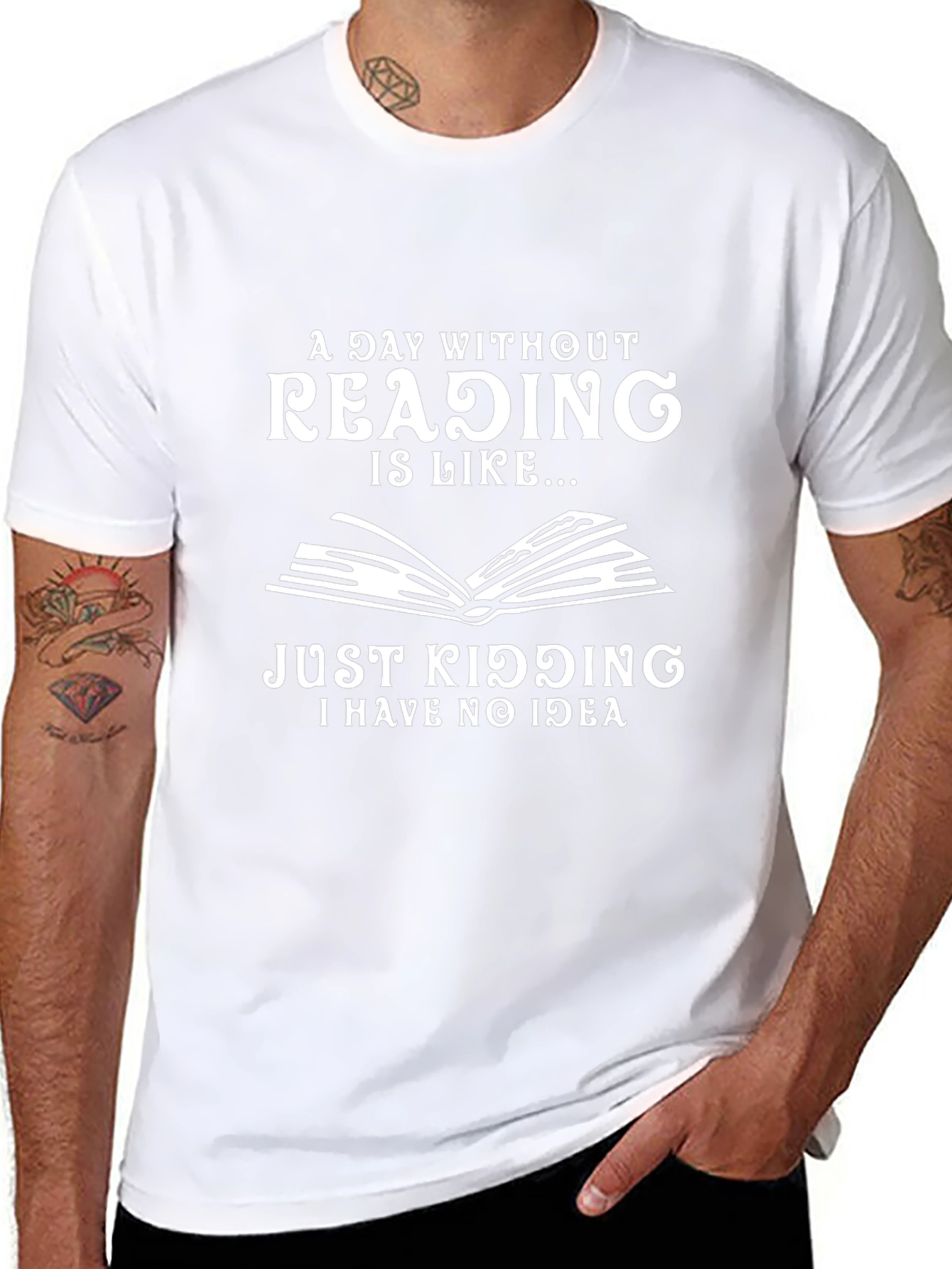 Funny Reading T-Shirt: A Day Without Reading