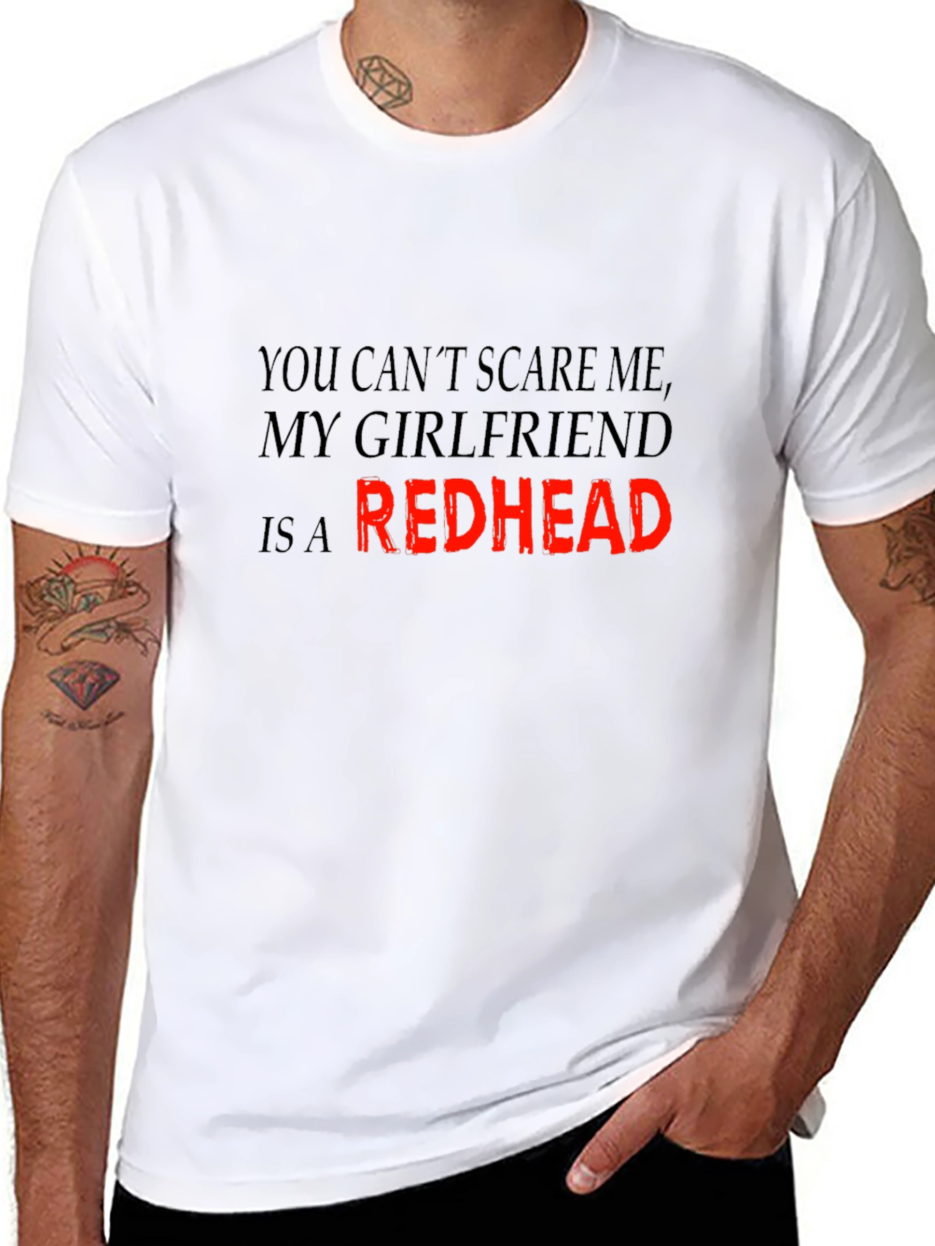 Redhead Girlfriend T-Shirt: Dont Scare Me!