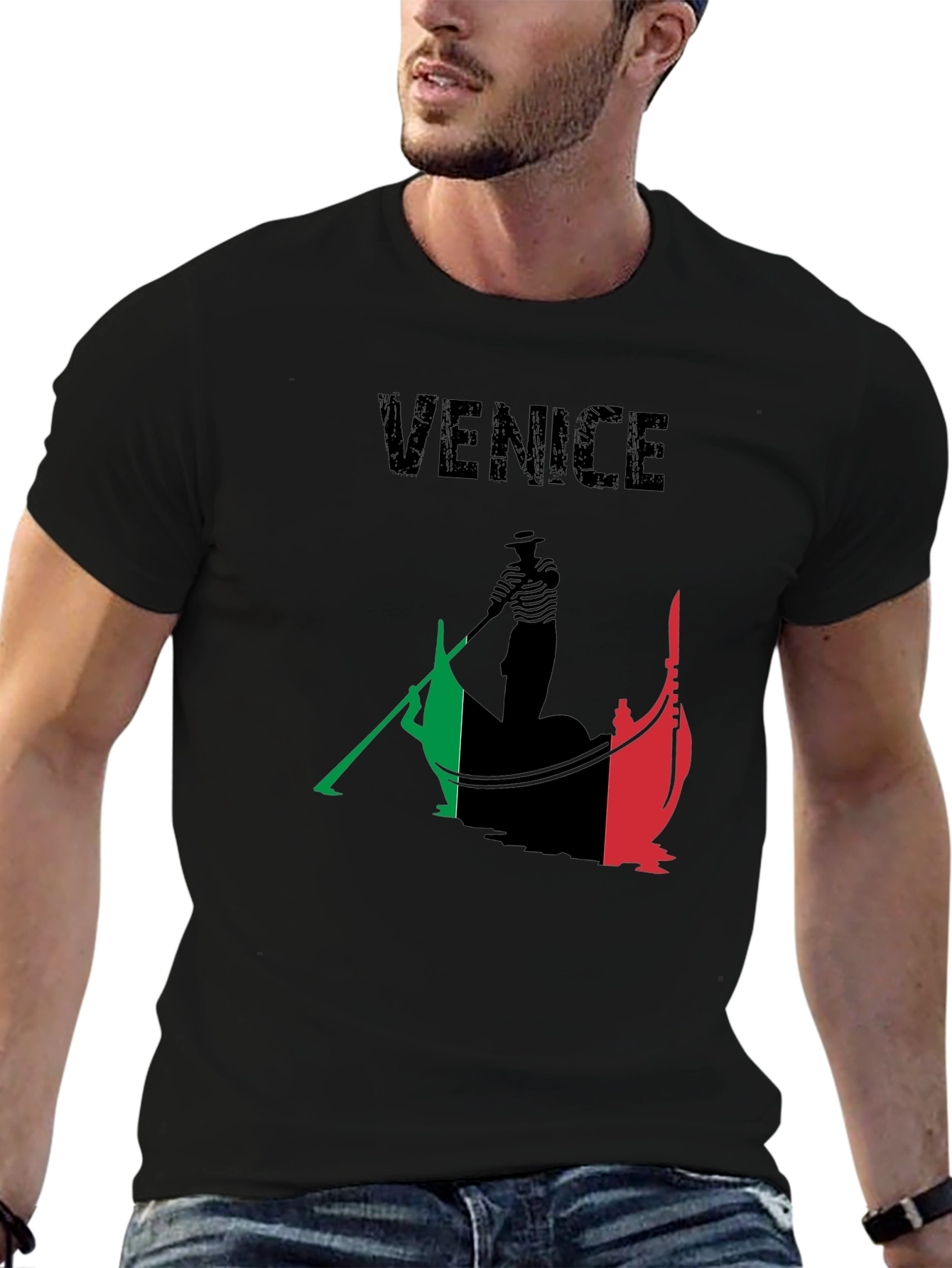 Venice Gondola Graphic T-Shirt