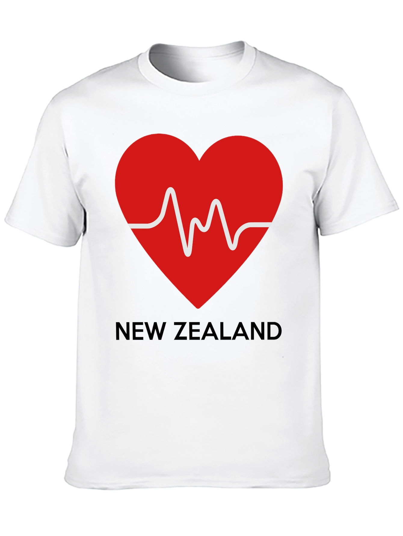 New Zealand Heartbeat Graphic T-Shirt