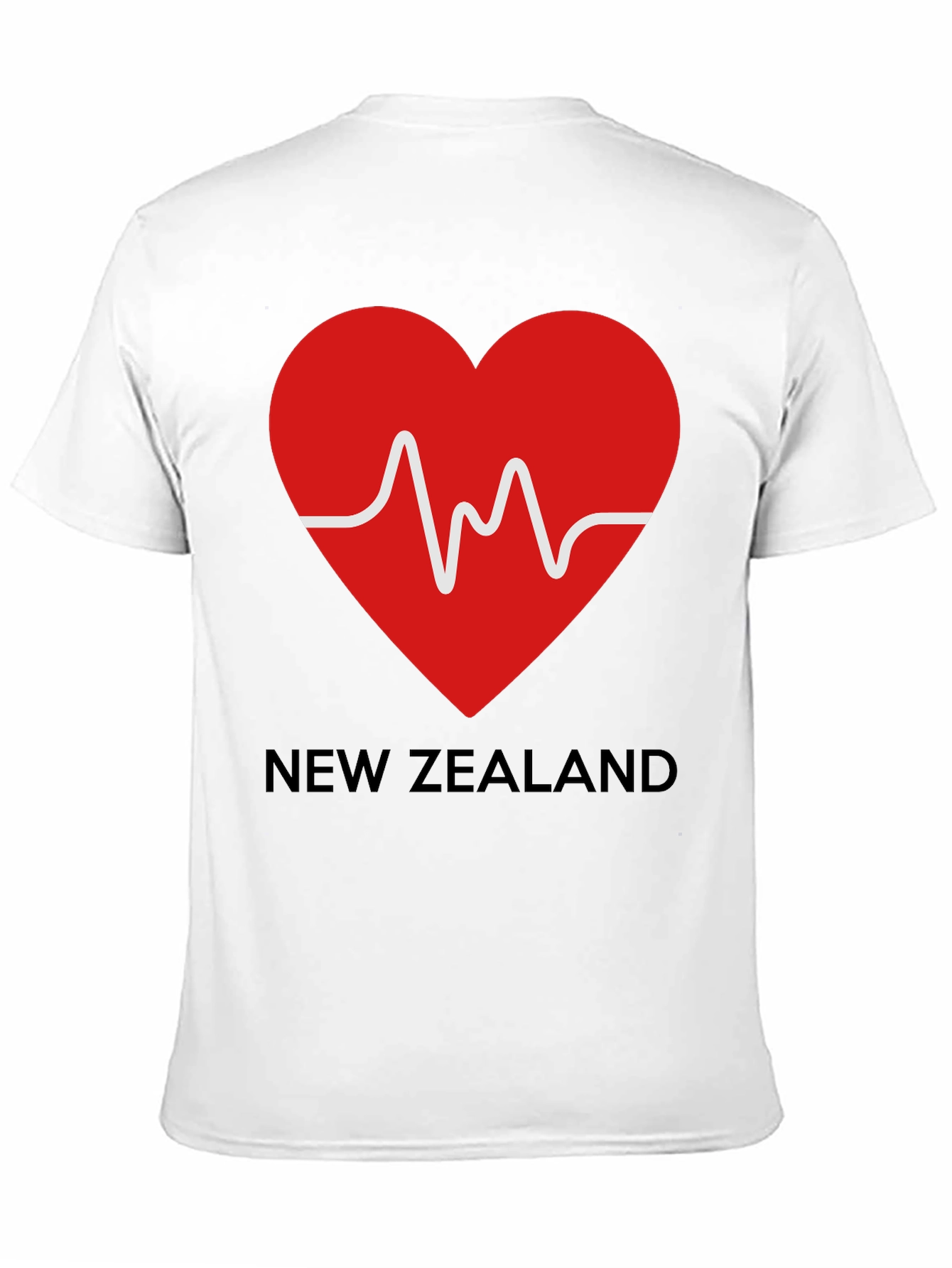 New Zealand Heartbeat Graphic T-Shirt