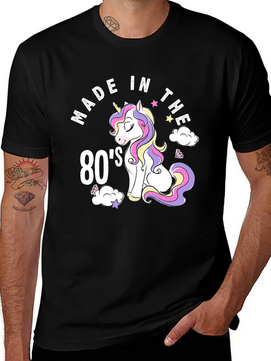 Made in the 80s Unicorn Graphic T-Shirt