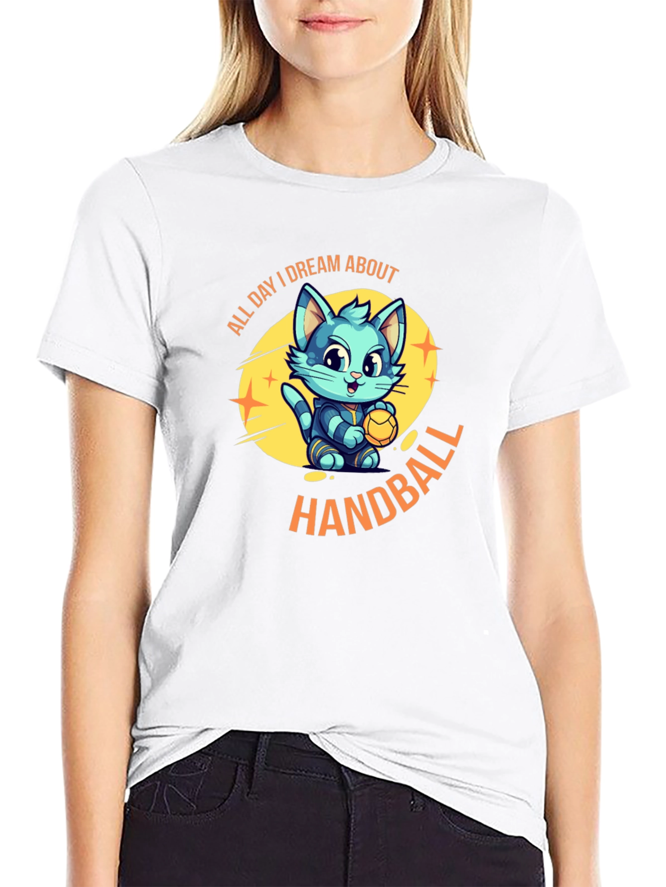 Dream About Handball Black T-Shirt