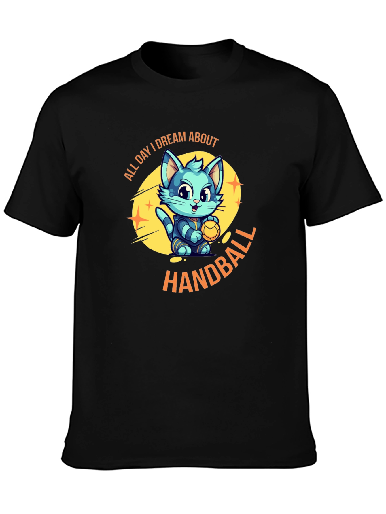 Dream About Handball Black T-Shirt