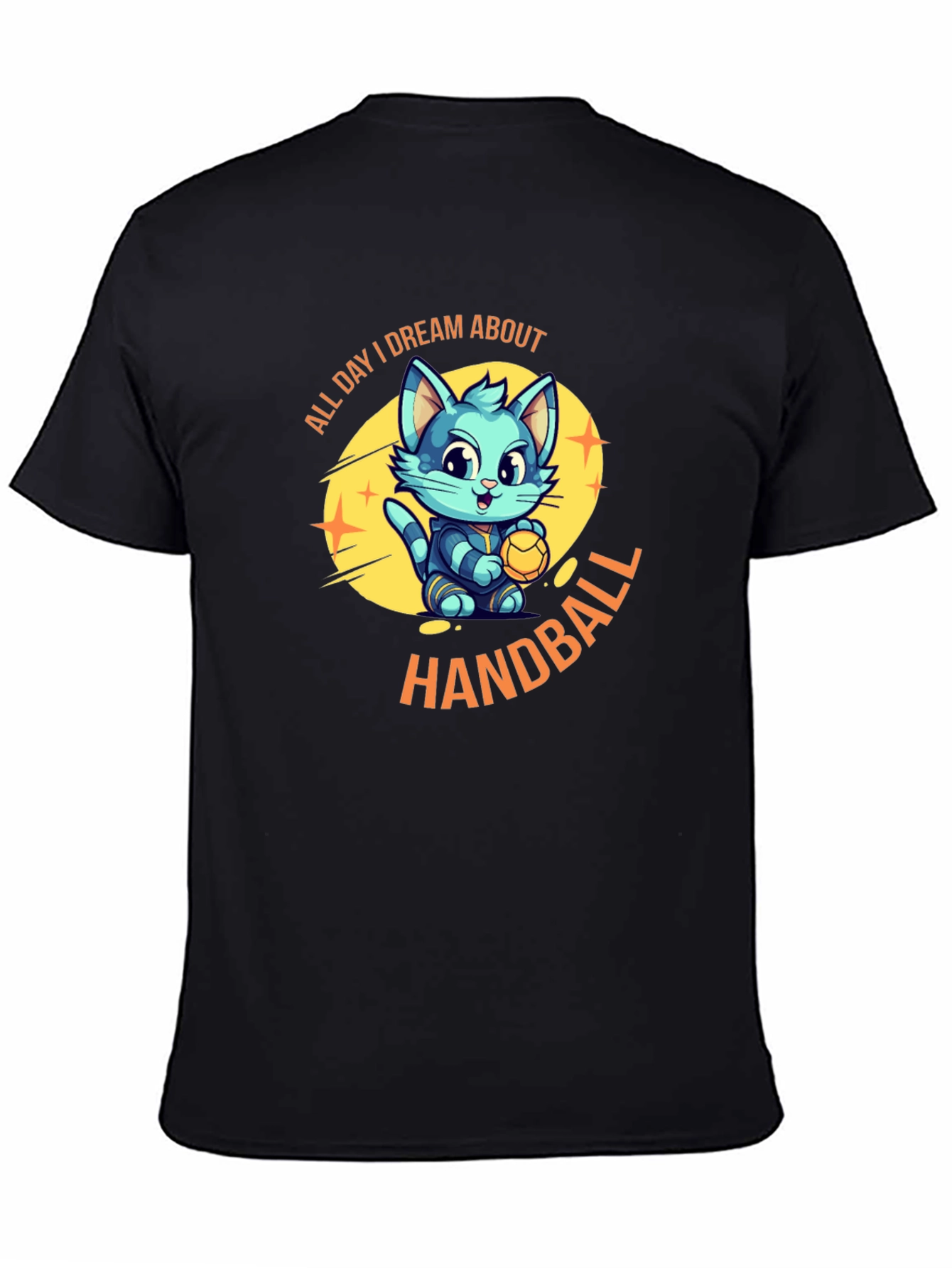 Dream About Handball Black T-Shirt