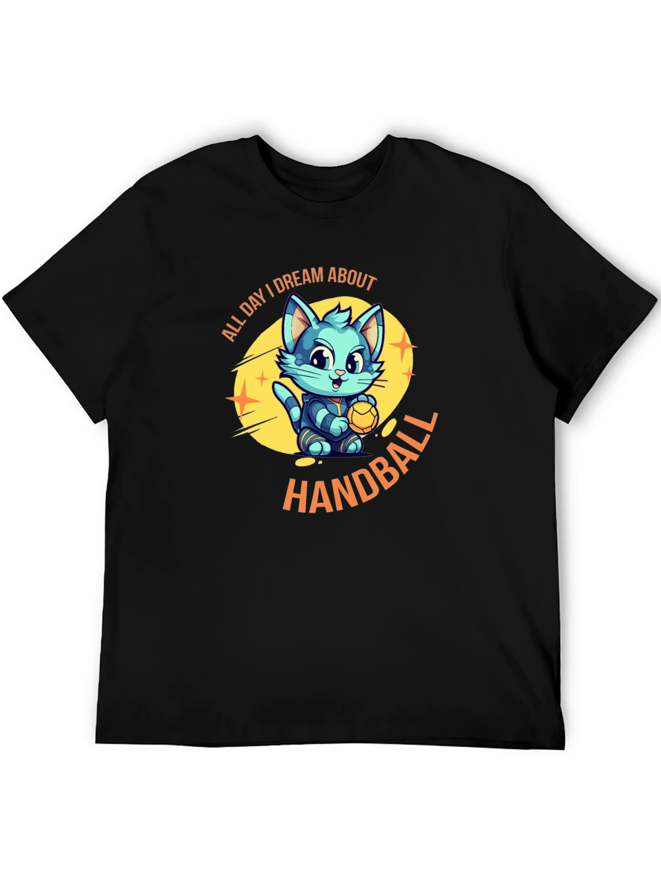 Dream About Handball Black T-Shirt