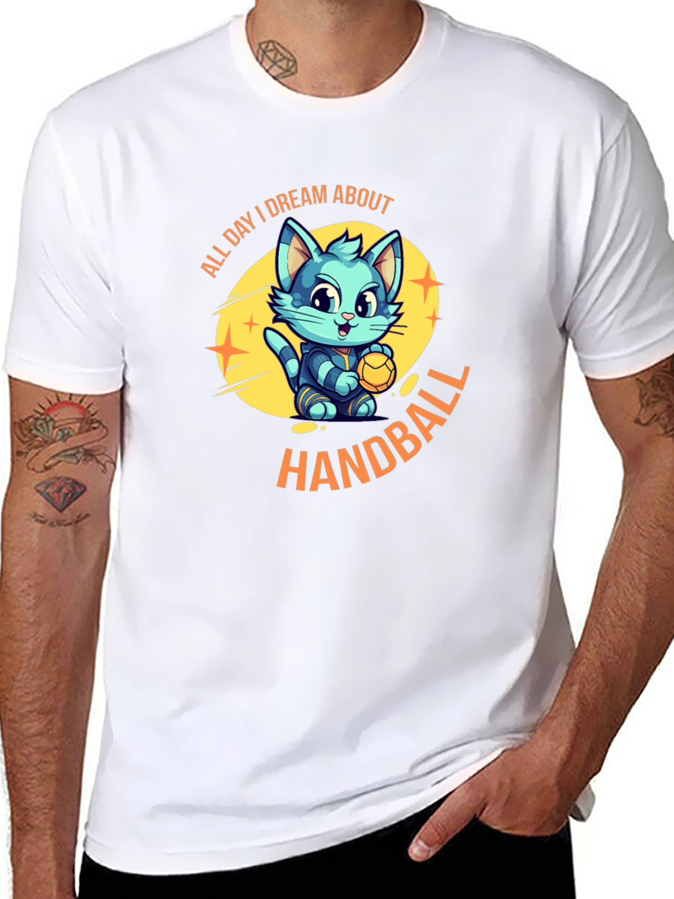 Dream About Handball Black T-Shirt
