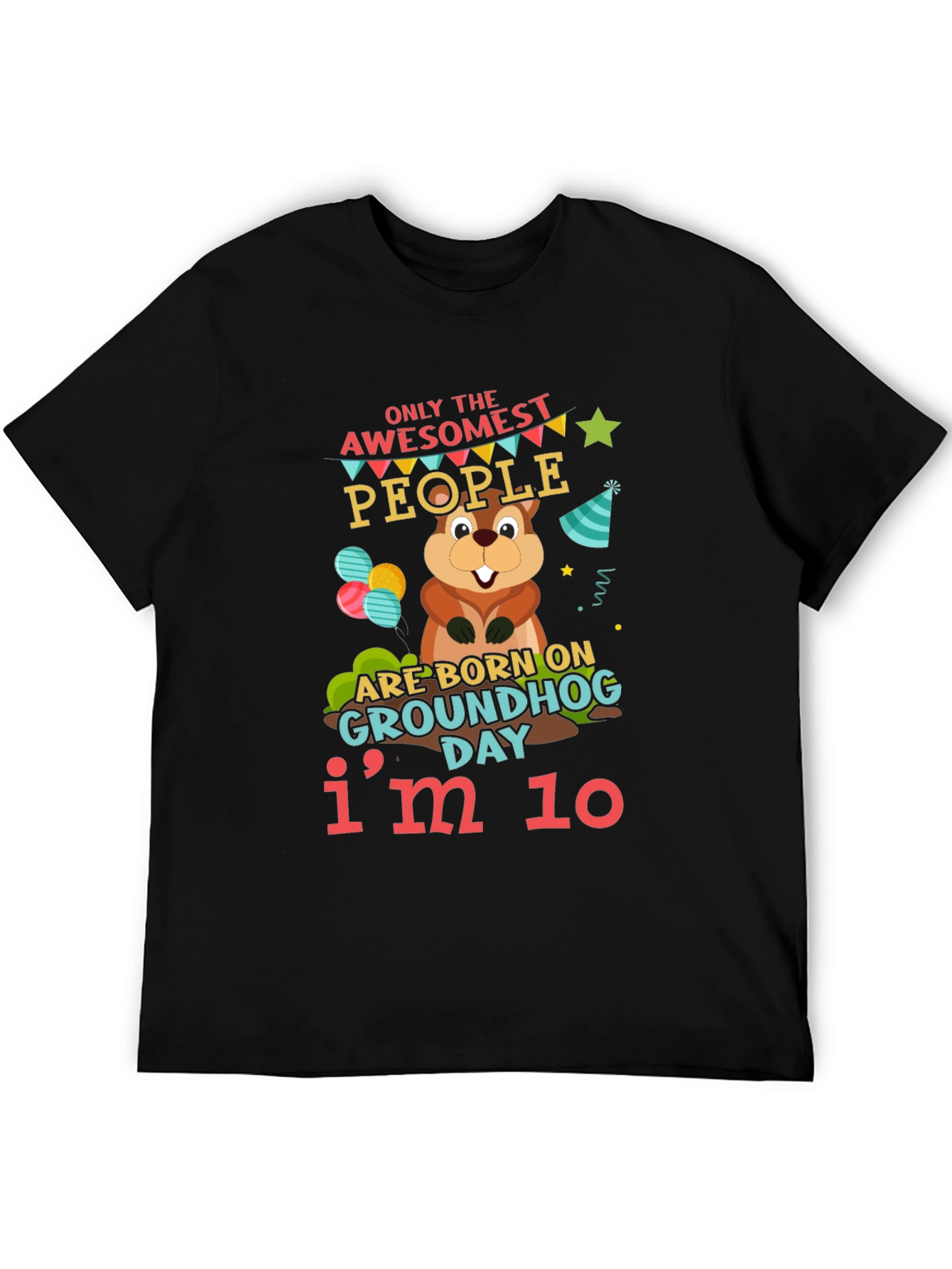 Groundhog Day 10th Birthday T-Shirt