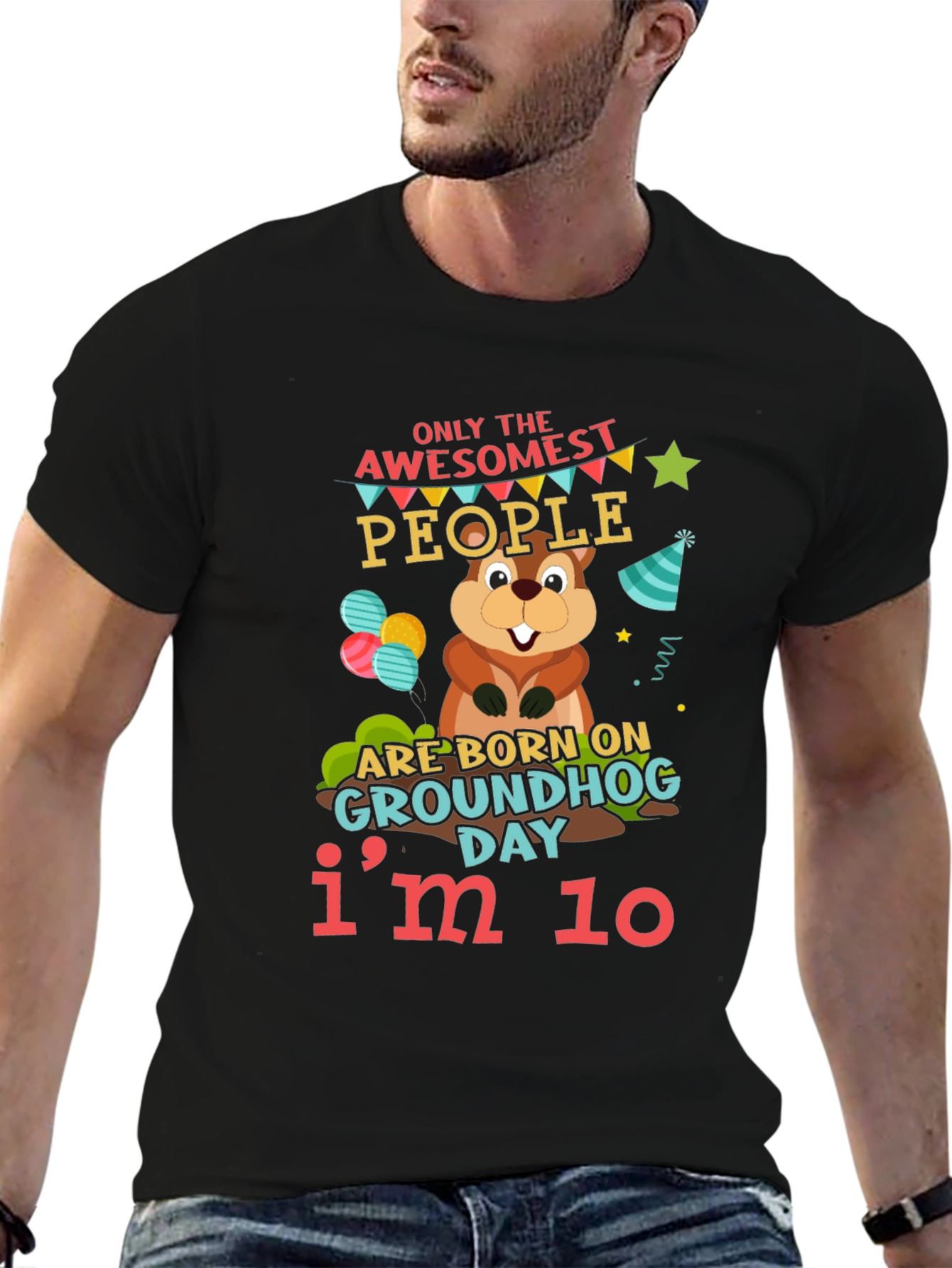 Groundhog Day 10th Birthday T-Shirt