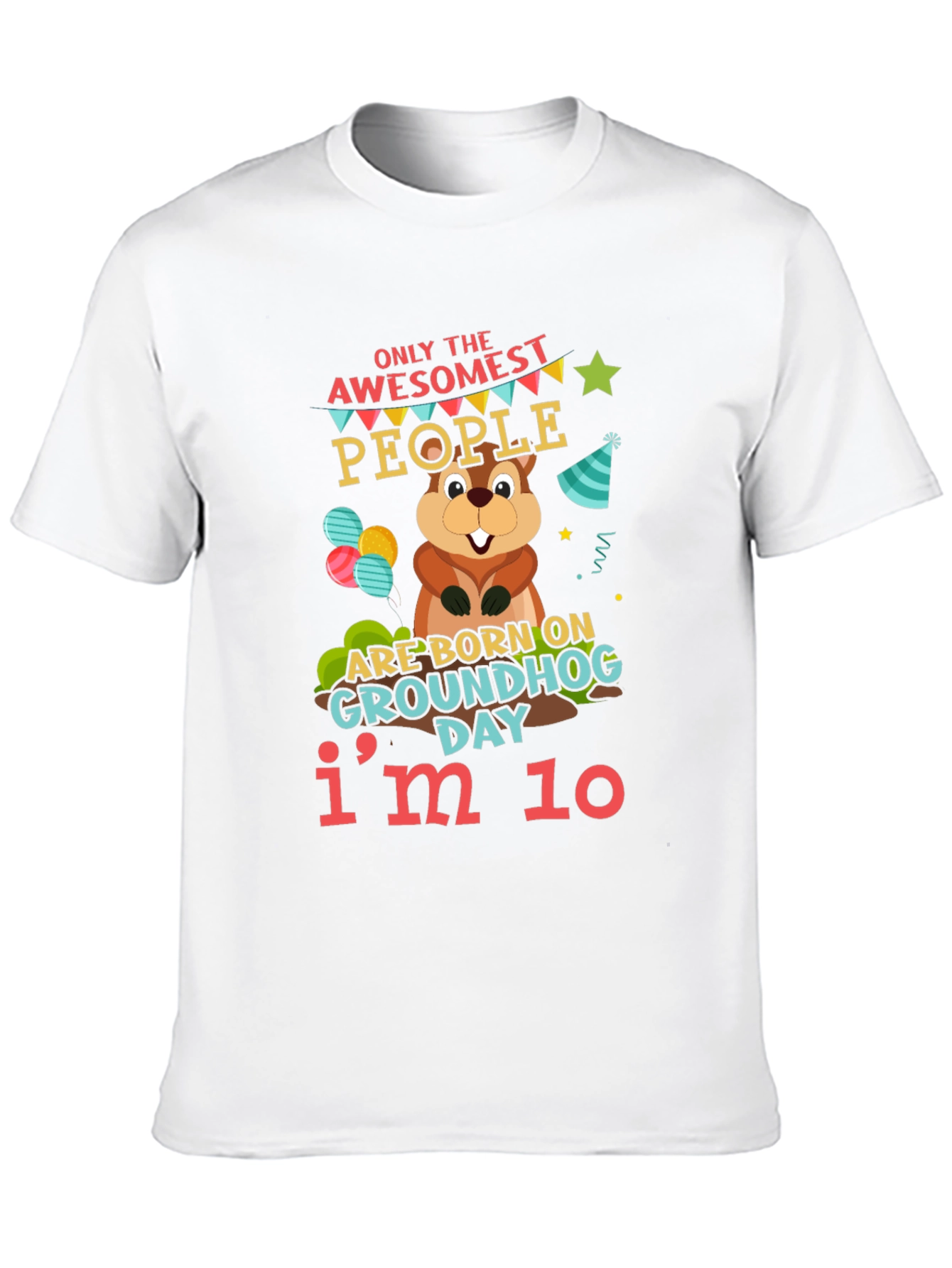 Groundhog Day 10th Birthday T-Shirt