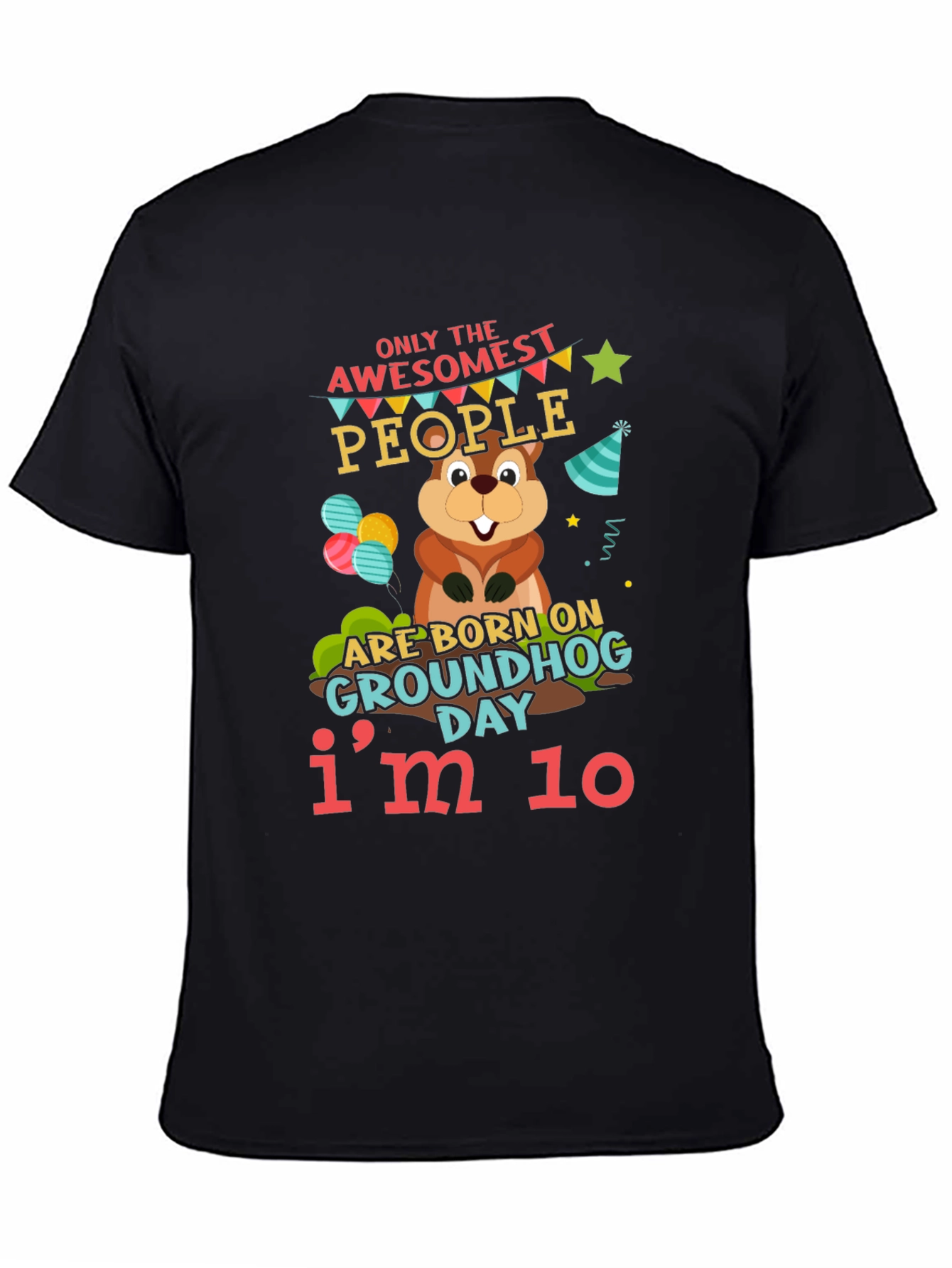 Groundhog Day 10th Birthday T-Shirt