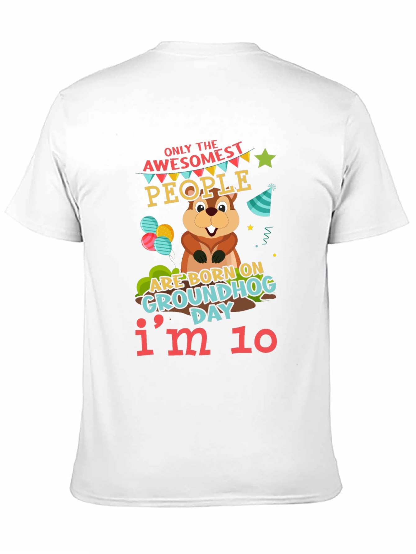 Groundhog Day 10th Birthday T-Shirt