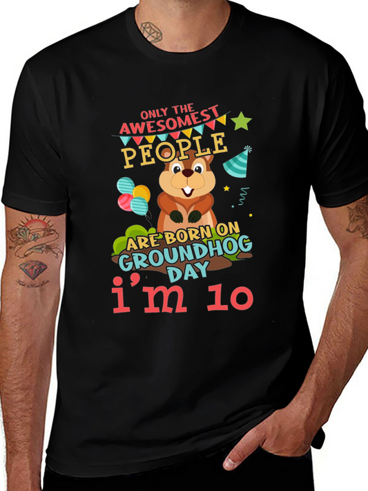 Groundhog Day 10th Birthday T-Shirt