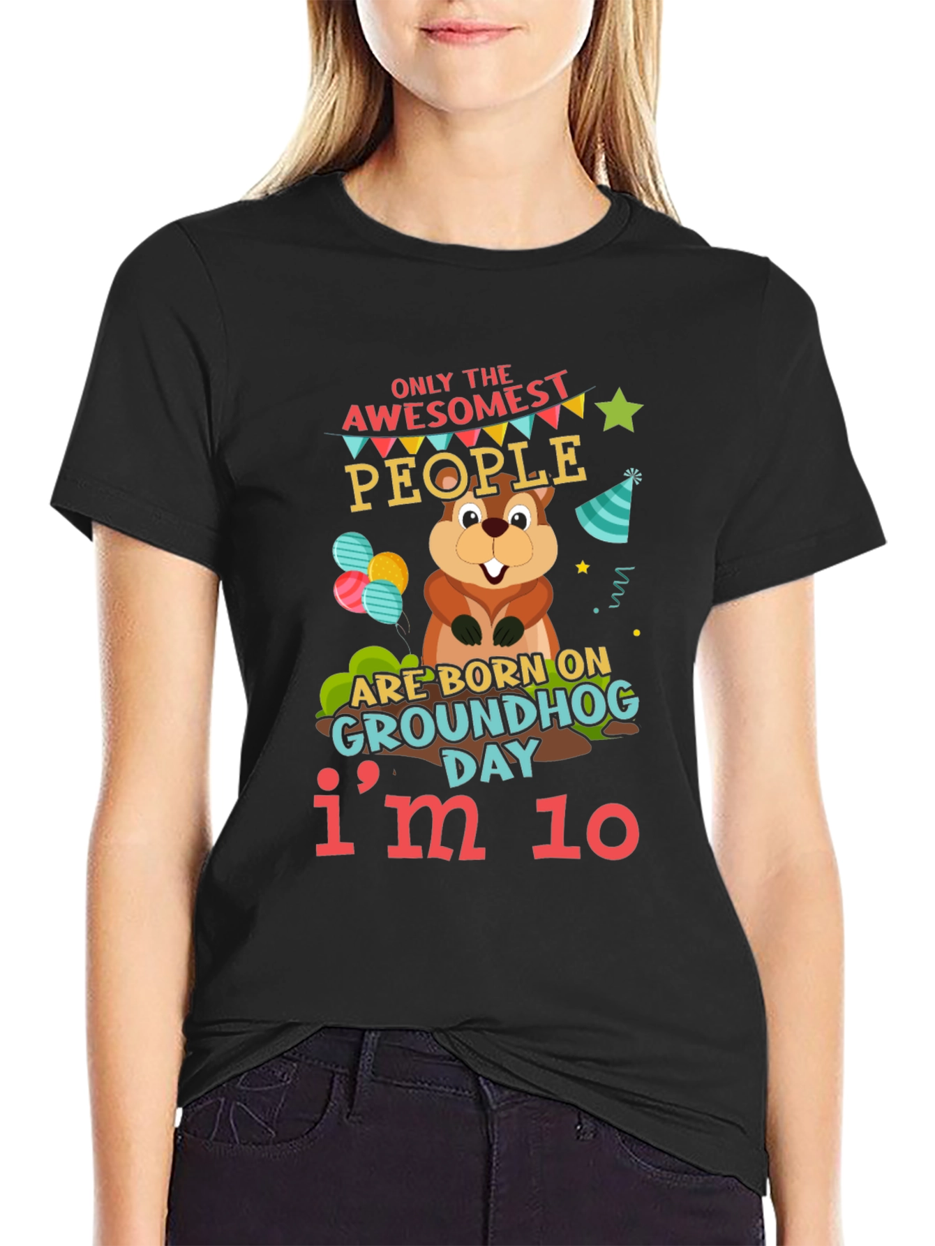 Groundhog Day 10th Birthday T-Shirt
