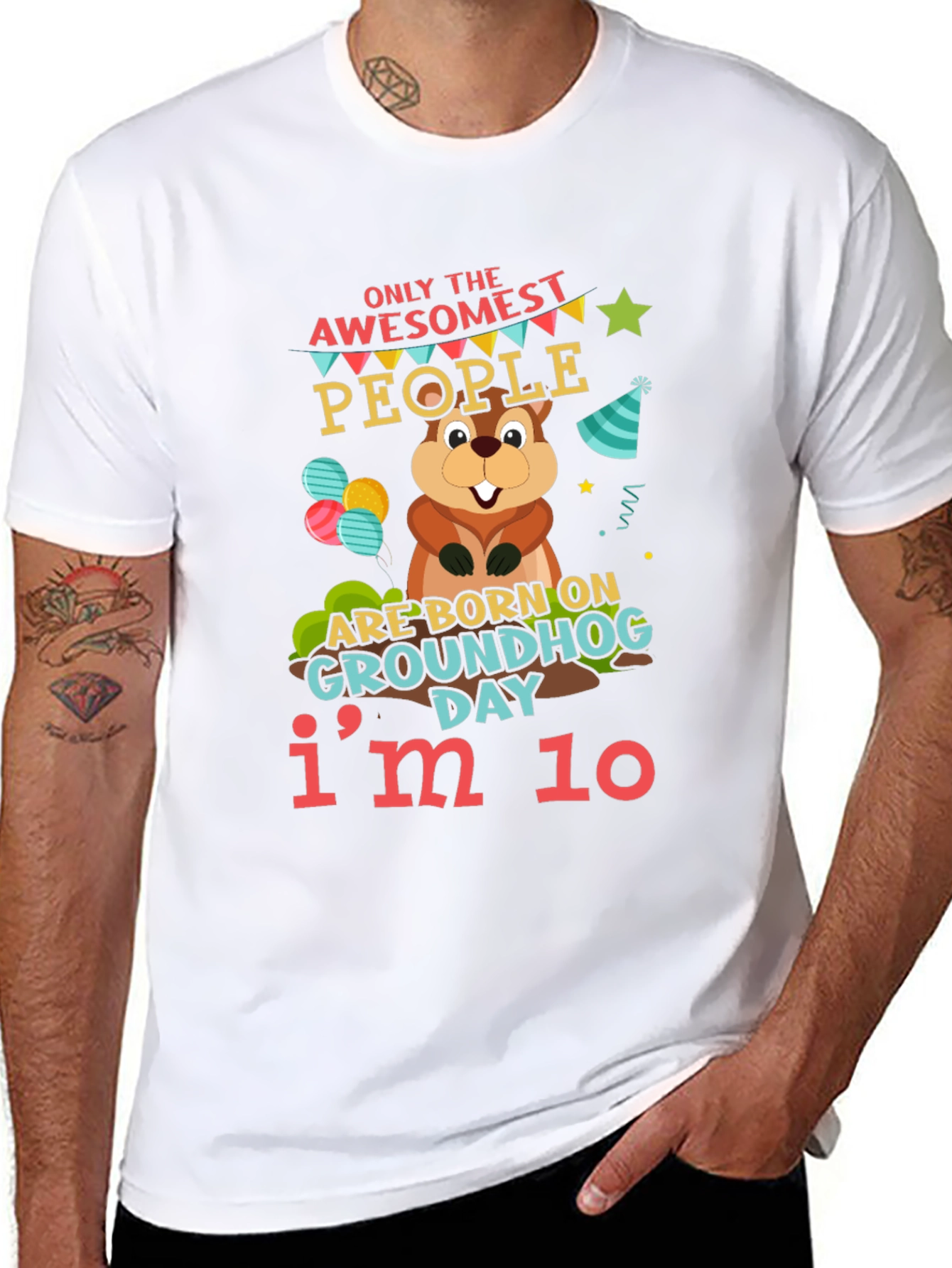Groundhog Day 10th Birthday T-Shirt