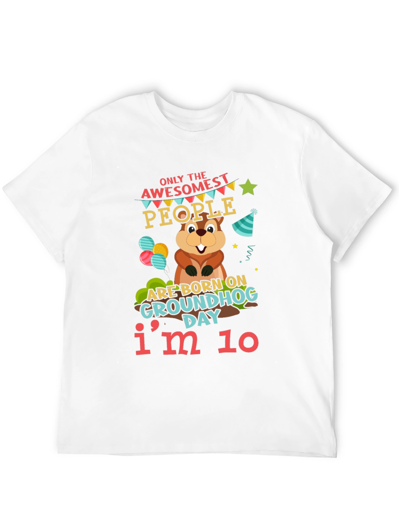 Groundhog Day 10th Birthday T-Shirt