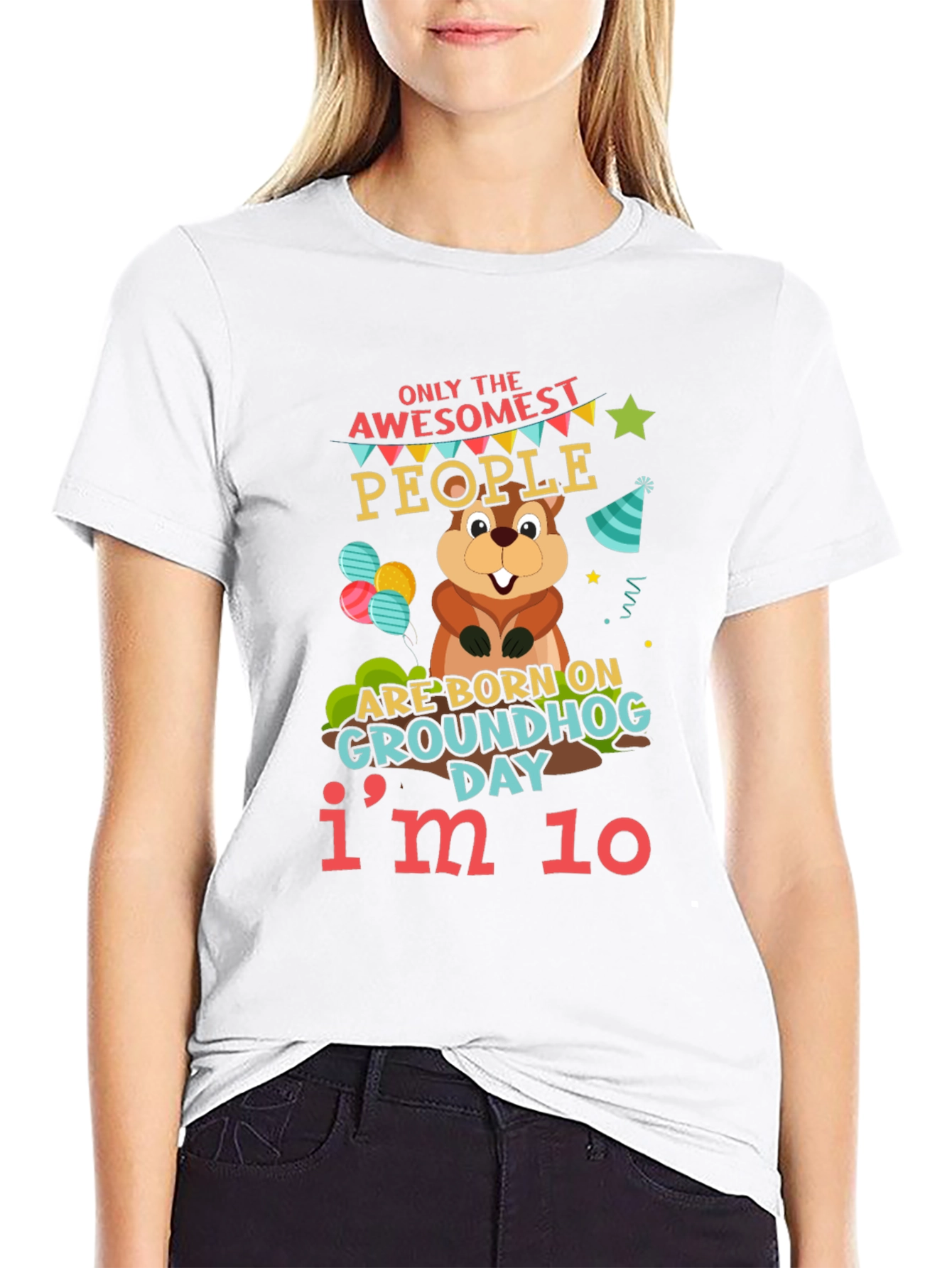 Groundhog Day 10th Birthday T-Shirt