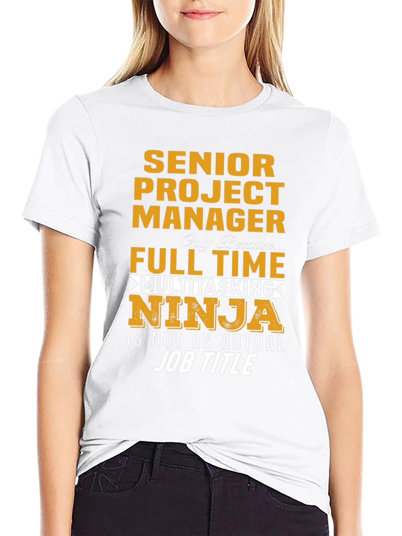 Senior Project Manager Multitasking Ninja T-Shirt