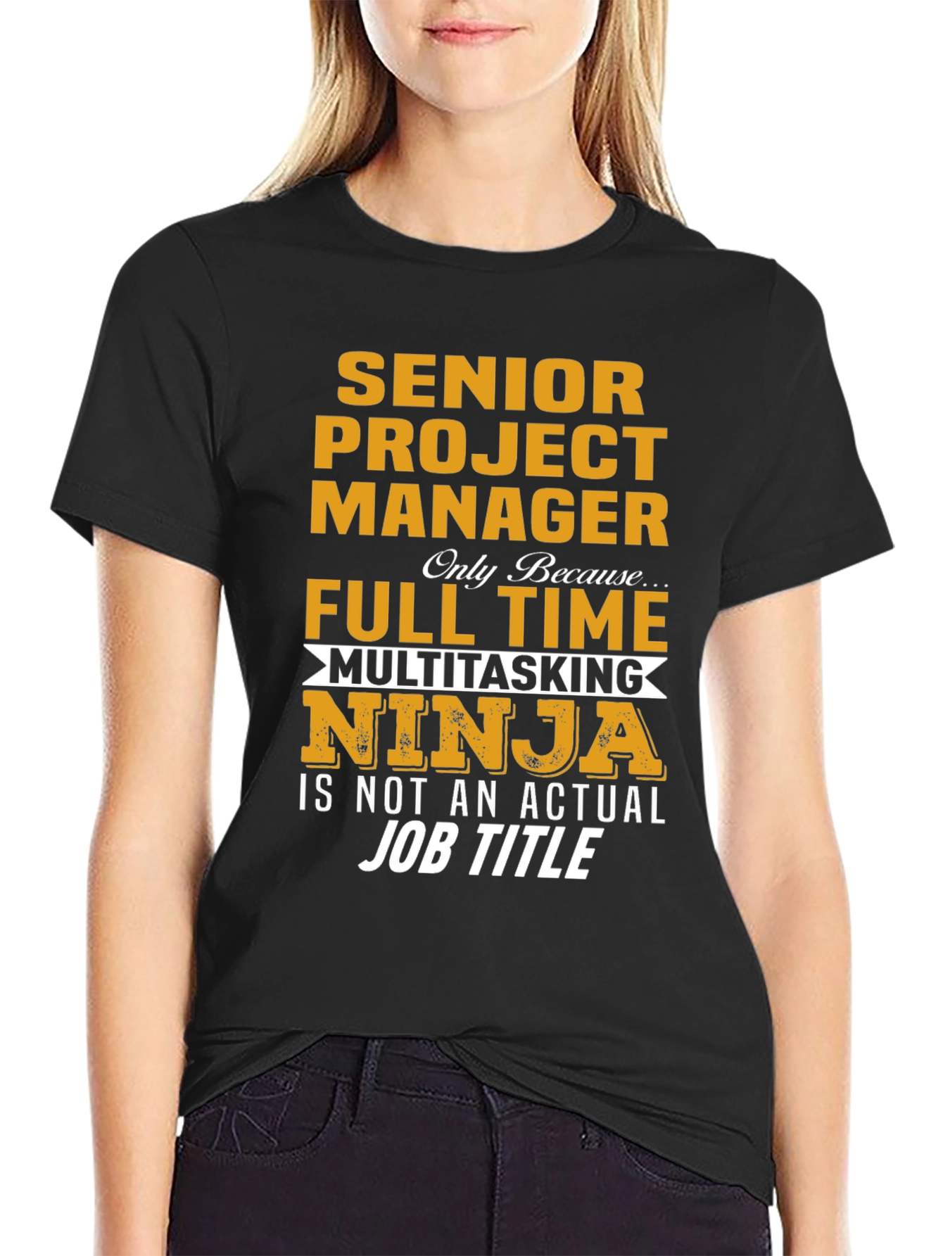 Senior Project Manager Multitasking Ninja T-Shirt