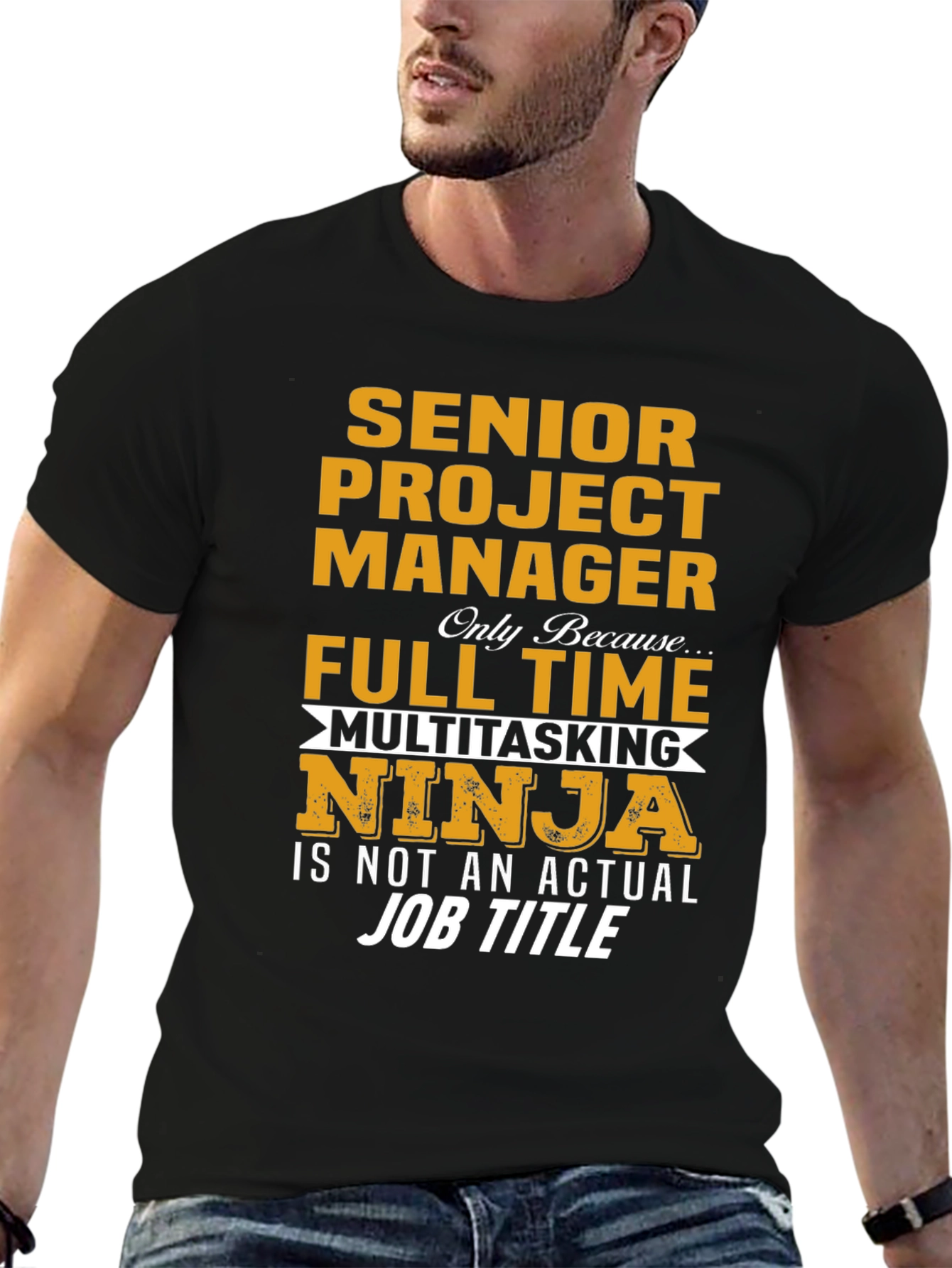 Senior Project Manager Multitasking Ninja T-Shirt