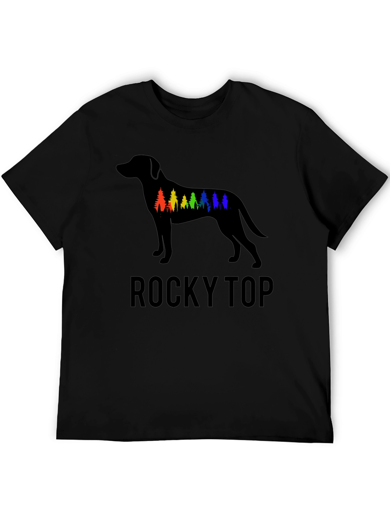 Rocky Top Dog Silhouette Graphic T-Shirt