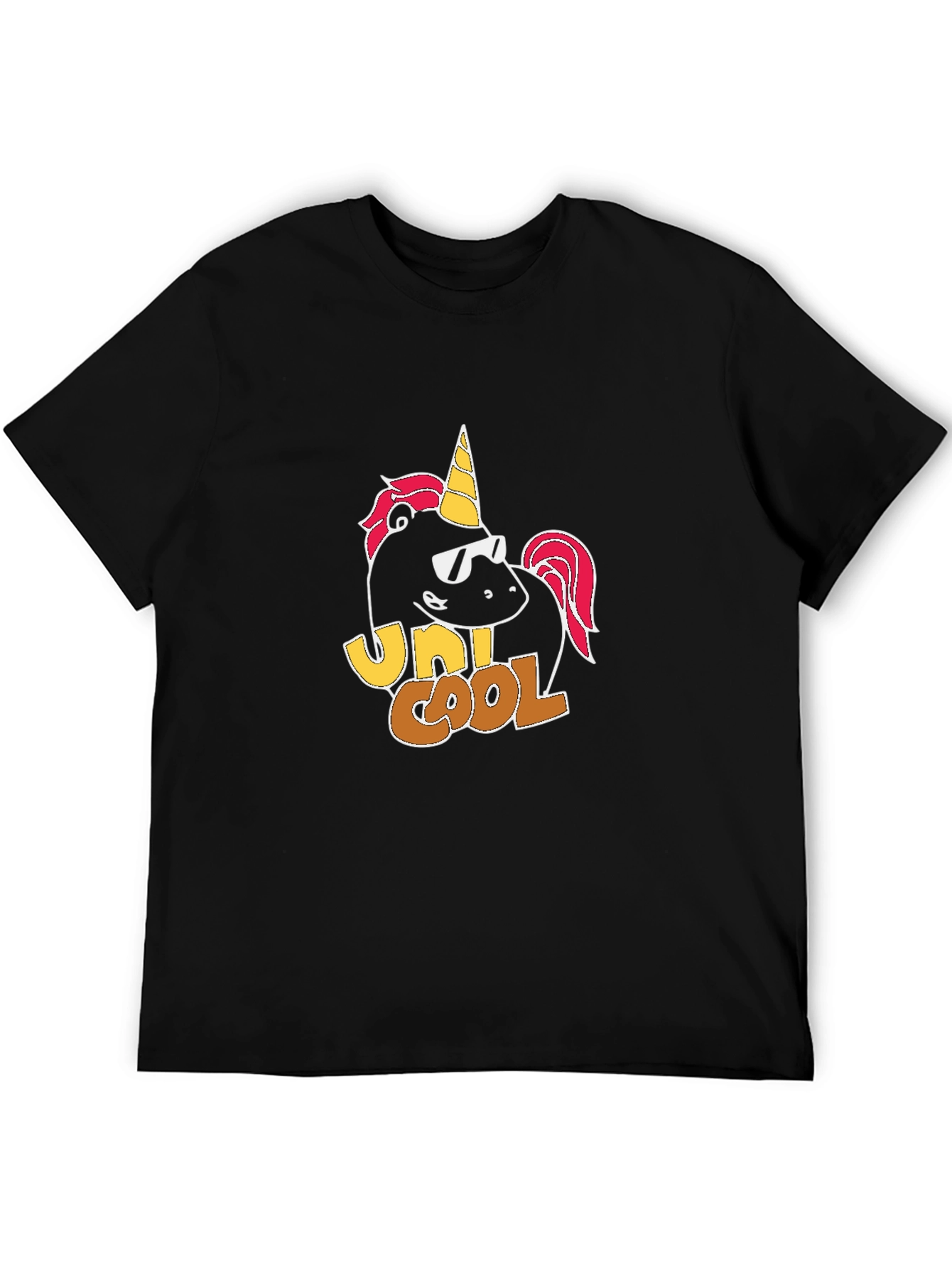 Uni Cool Graphic T-Shirt - Black