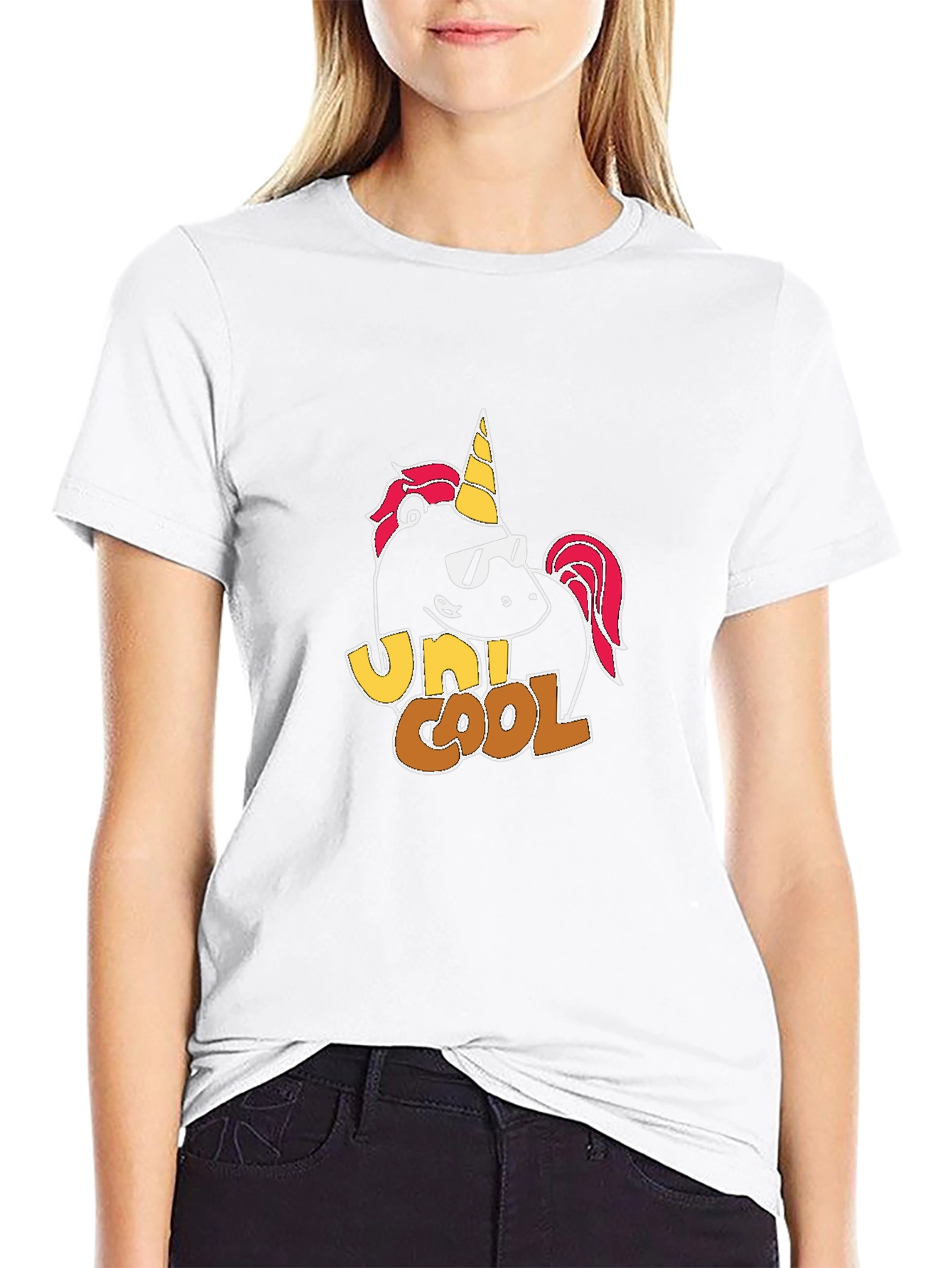 Uni Cool Graphic T-Shirt - Black