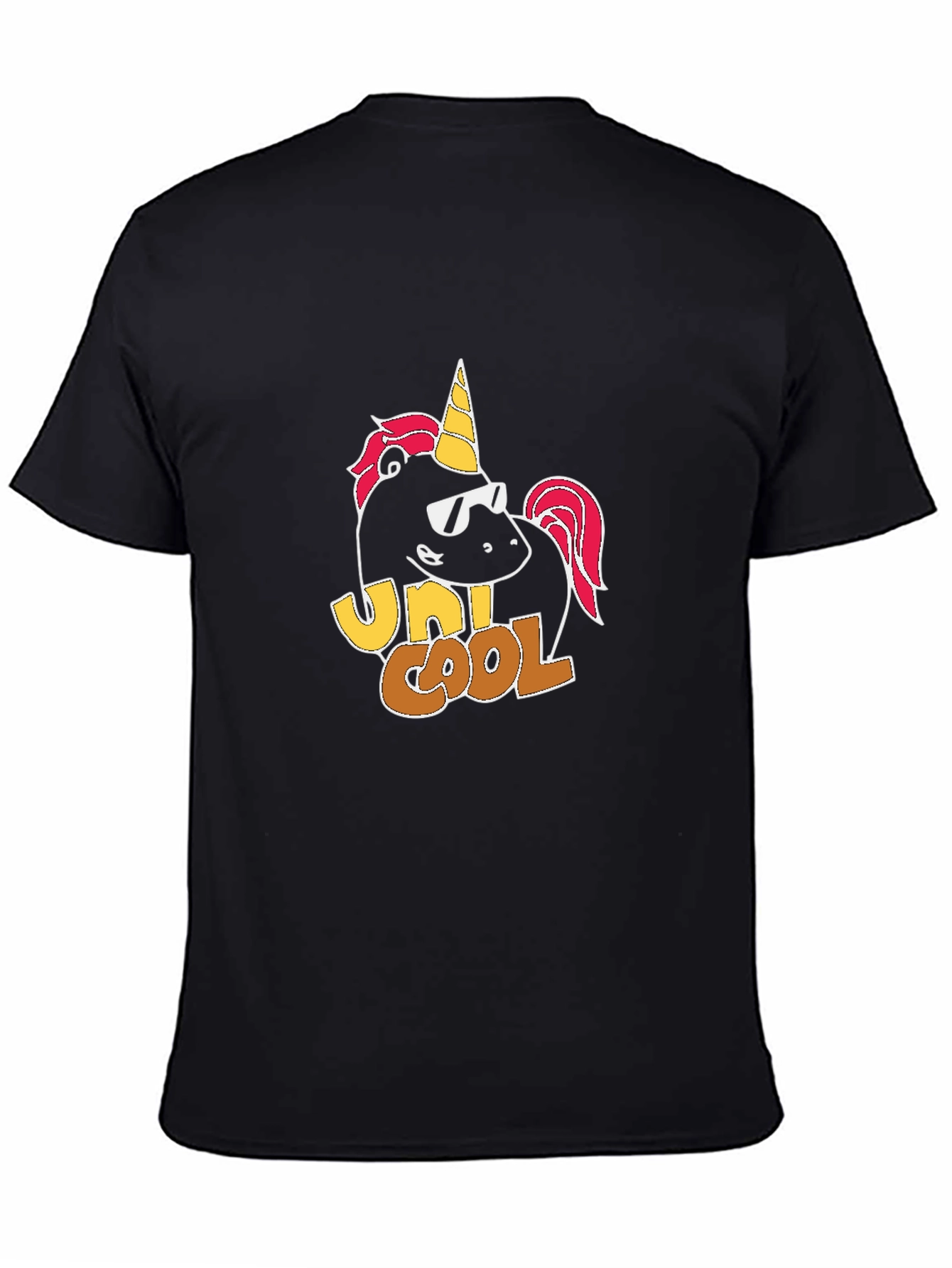 Uni Cool Graphic T-Shirt - Black