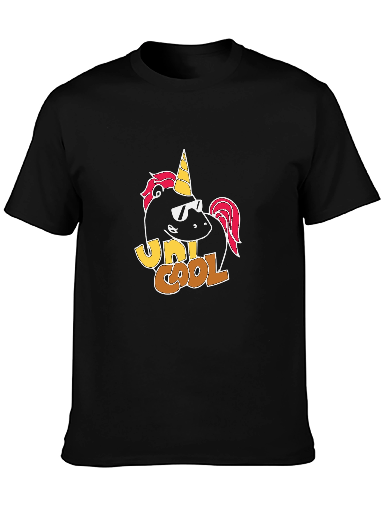 Uni Cool Graphic T-Shirt - Black
