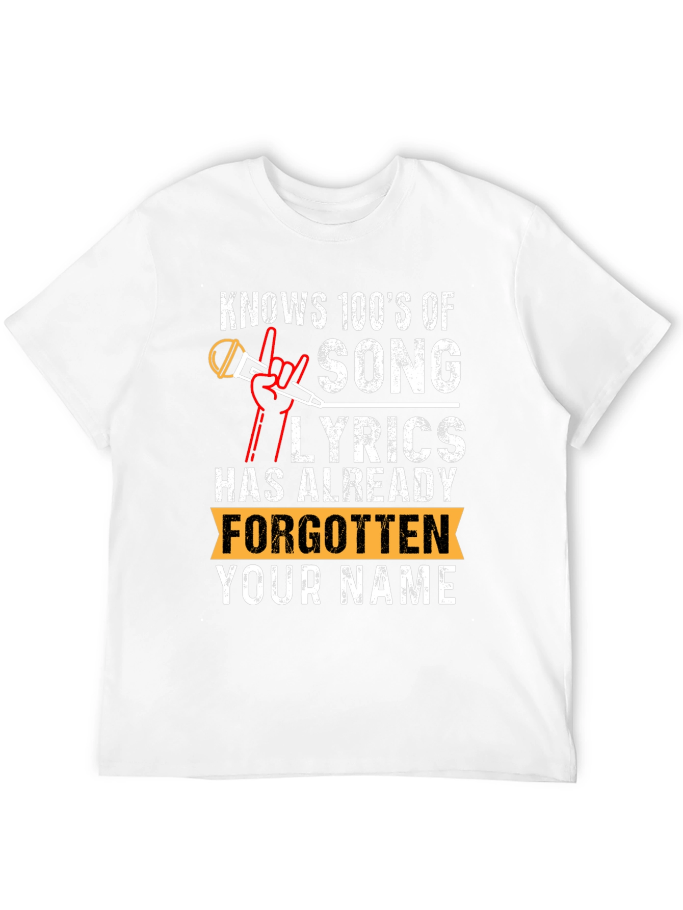 Knows 100s Of Song Lyrics T-Shirt