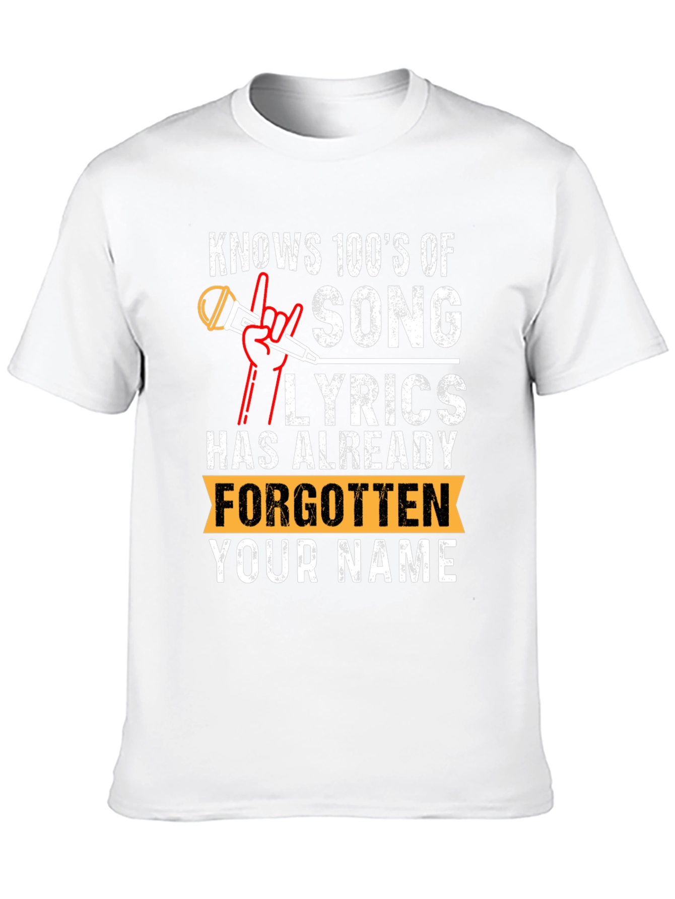 Knows 100s Of Song Lyrics T-Shirt