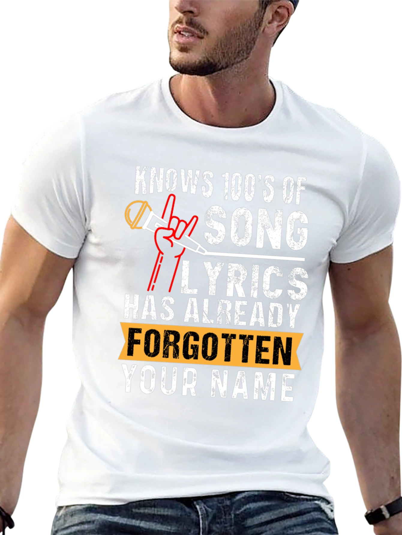 Knows 100s Of Song Lyrics T-Shirt