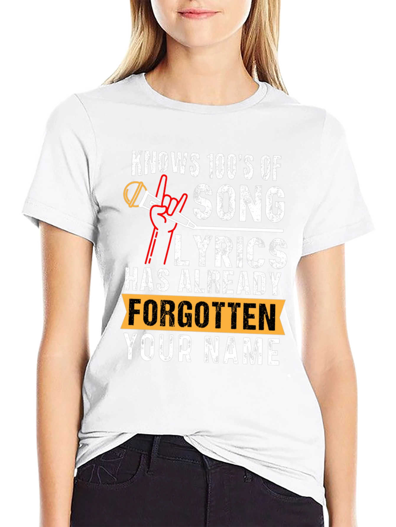 Knows 100s Of Song Lyrics T-Shirt