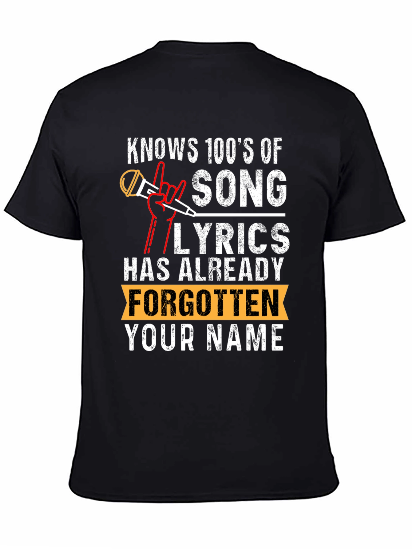 Knows 100s Of Song Lyrics T-Shirt
